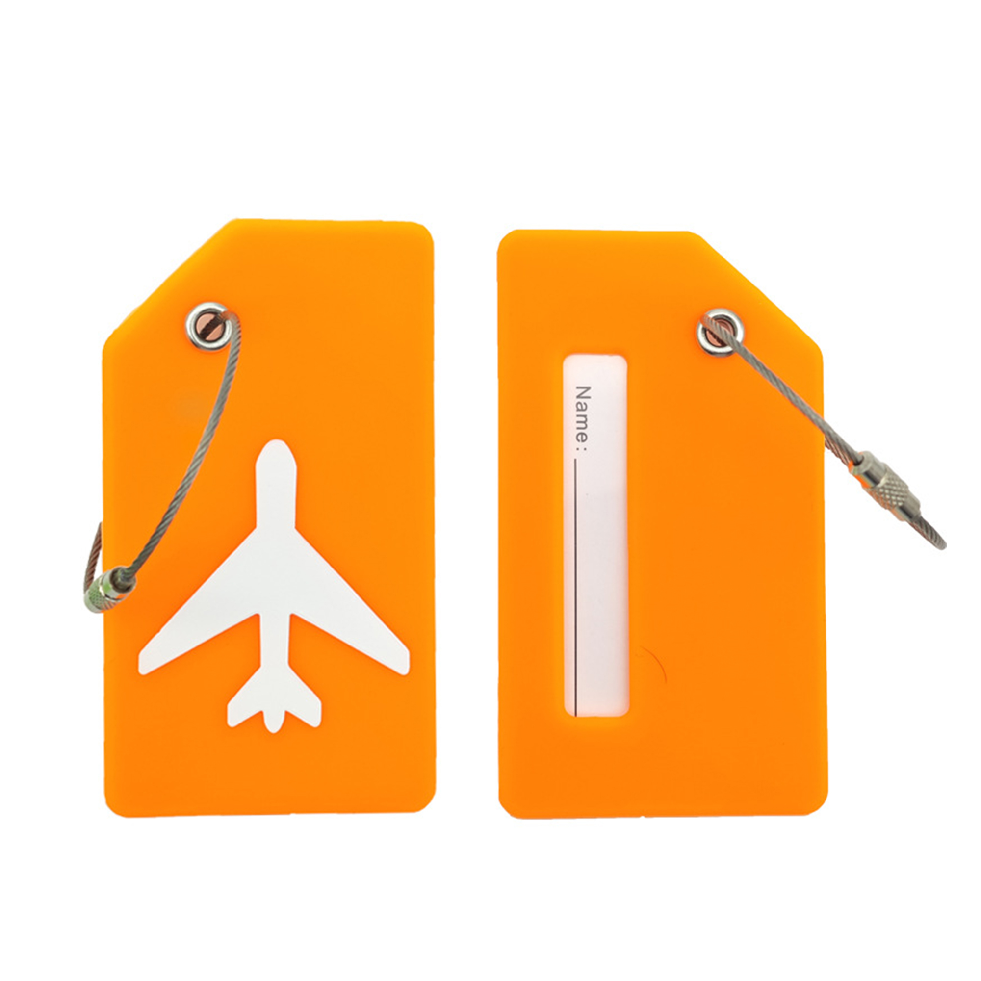 Silicone Travel Name Label With Steel Loop 2