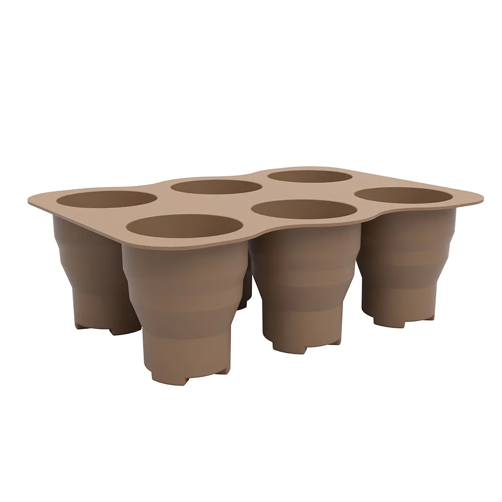 Silicone 6-Grid Seedling Box 6