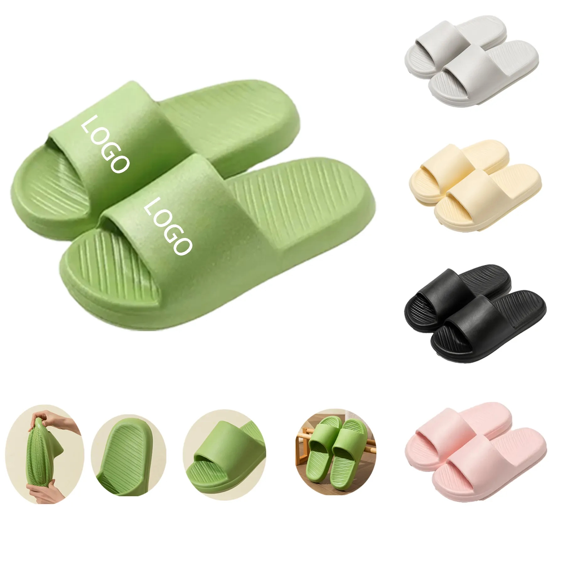 Unisex Summer bathroom Shower Slippers Non-Slip 1