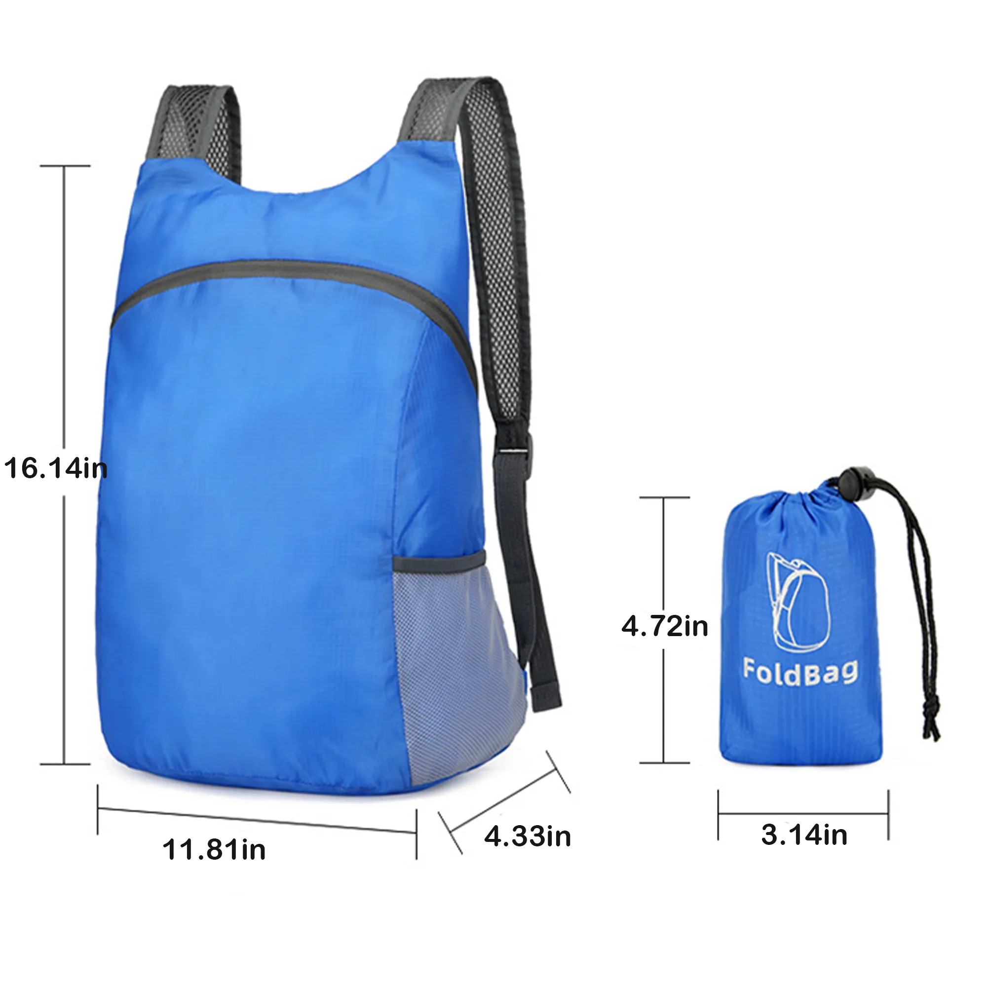 Lightweight Backpack Foldable Suitable for Camping Travel 3
