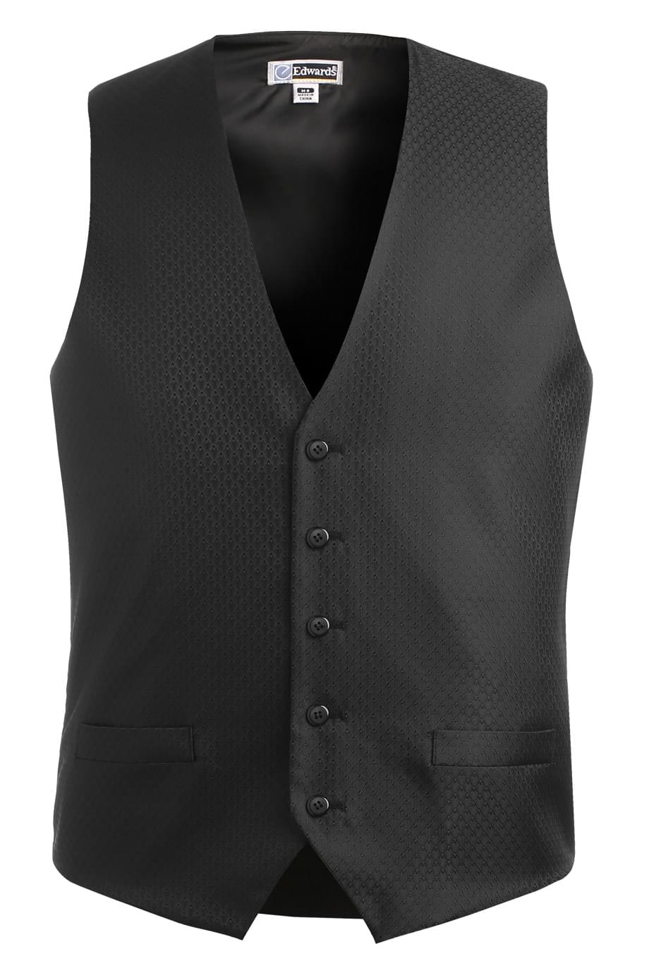 Mens Diamond Brocade Vest