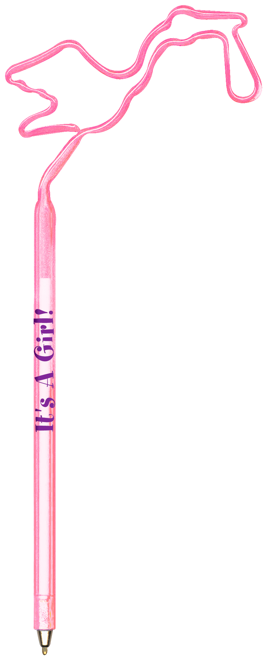 Stork with Baby Inkbend Standard, Bent Pen