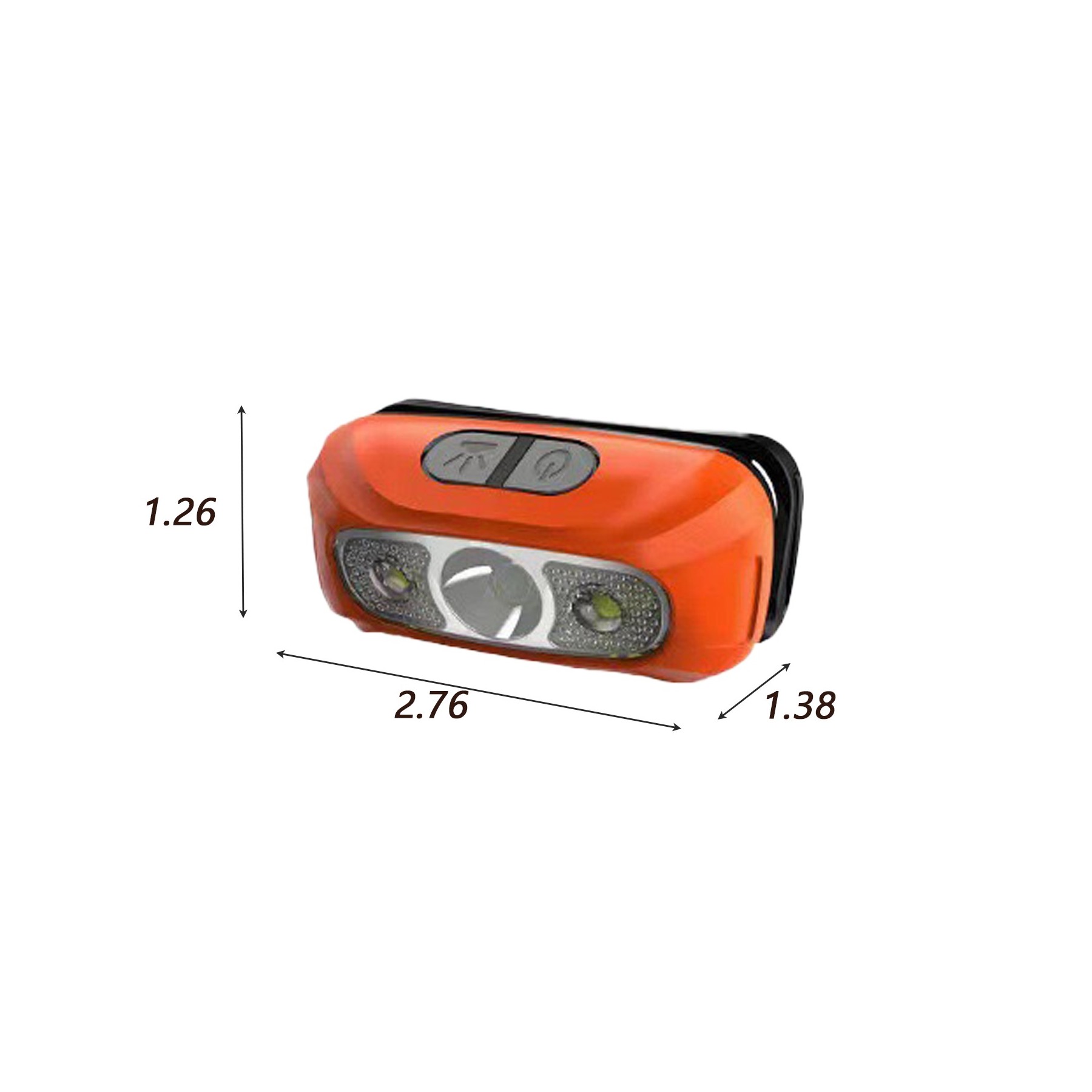 LED Strong Light Outdoor Camping Induction Headlight 3