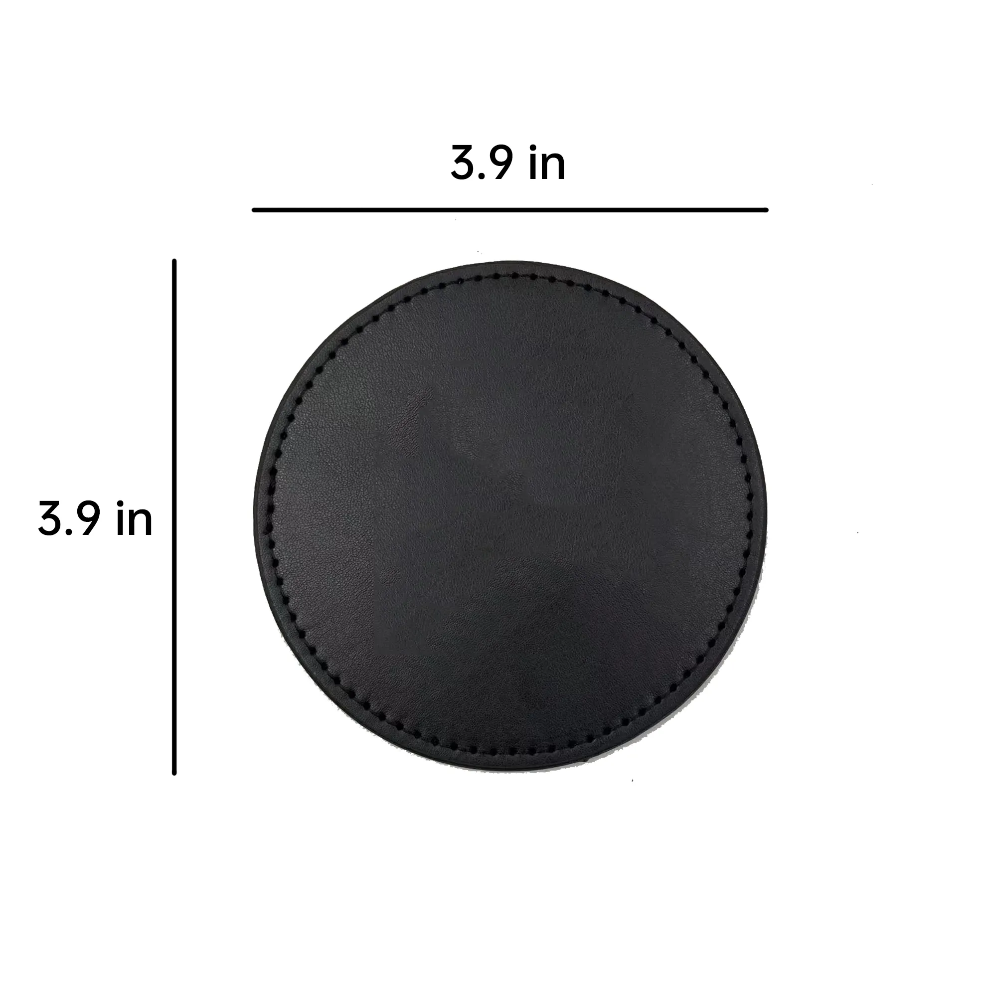 PU Leather Premium Round Coaster 2