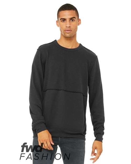 FWD Fashion Raw Seam Crewneck Sweatshirt - 3743 2