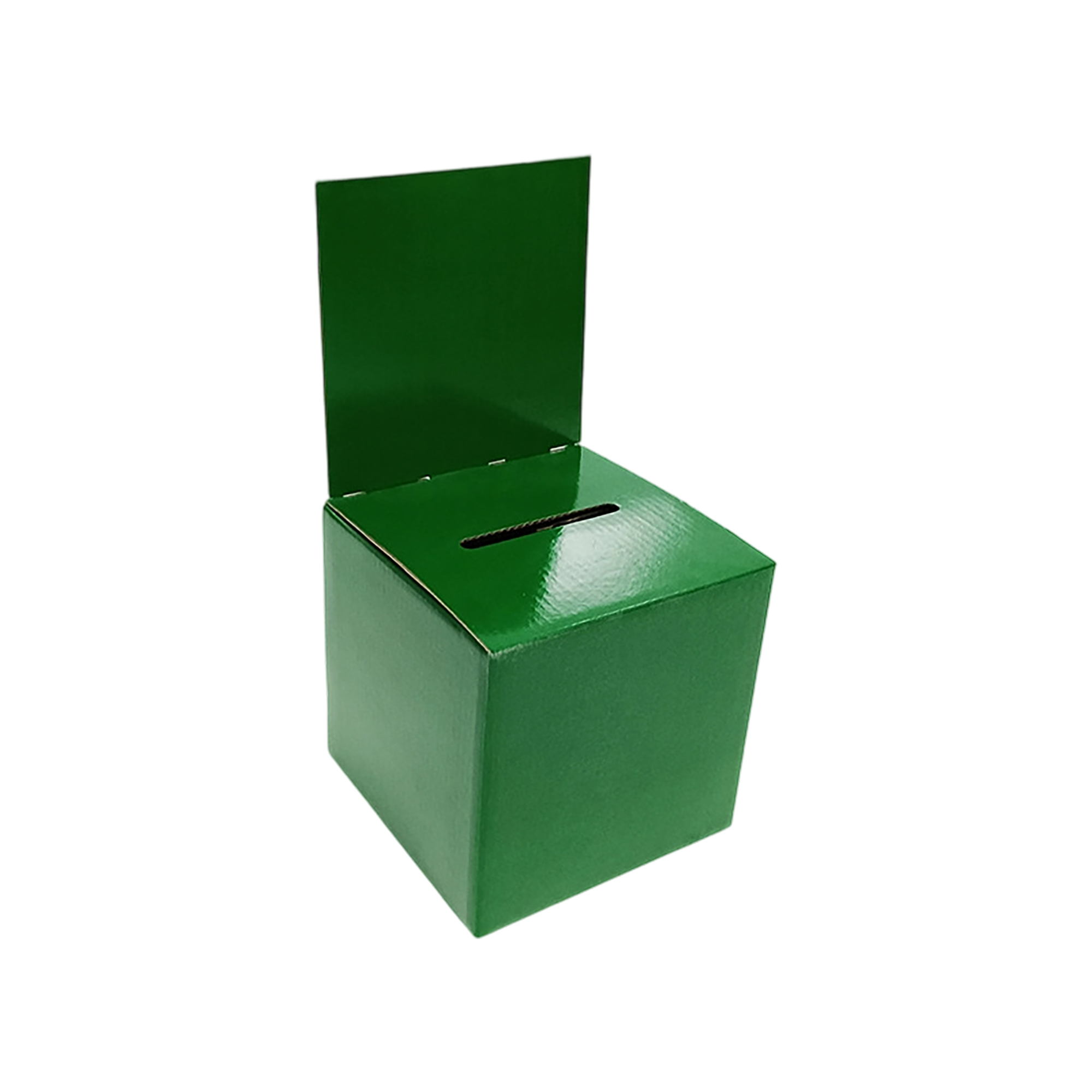 Corrugated Paper Ballot Box 6x6x6" With Title Board 5