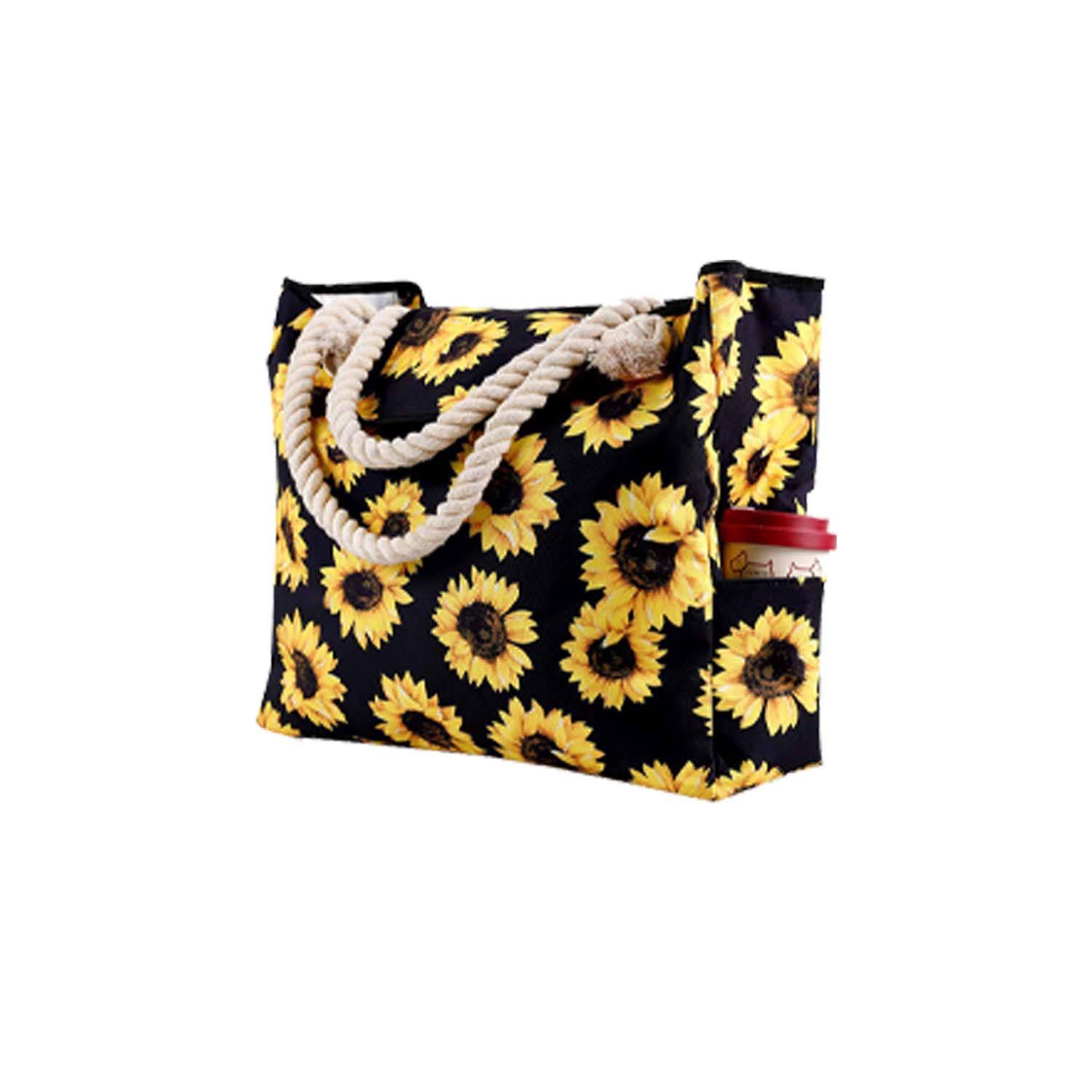 Large Capacity Multifunctional Printed Beach Tote Bag, custom tote bag with logo imprint 5