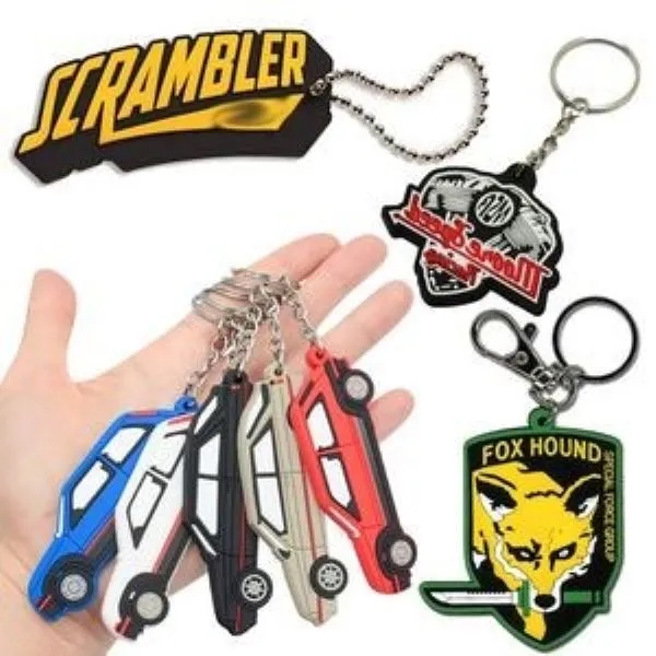 1.5" Custom 3D PVC Keychain 2