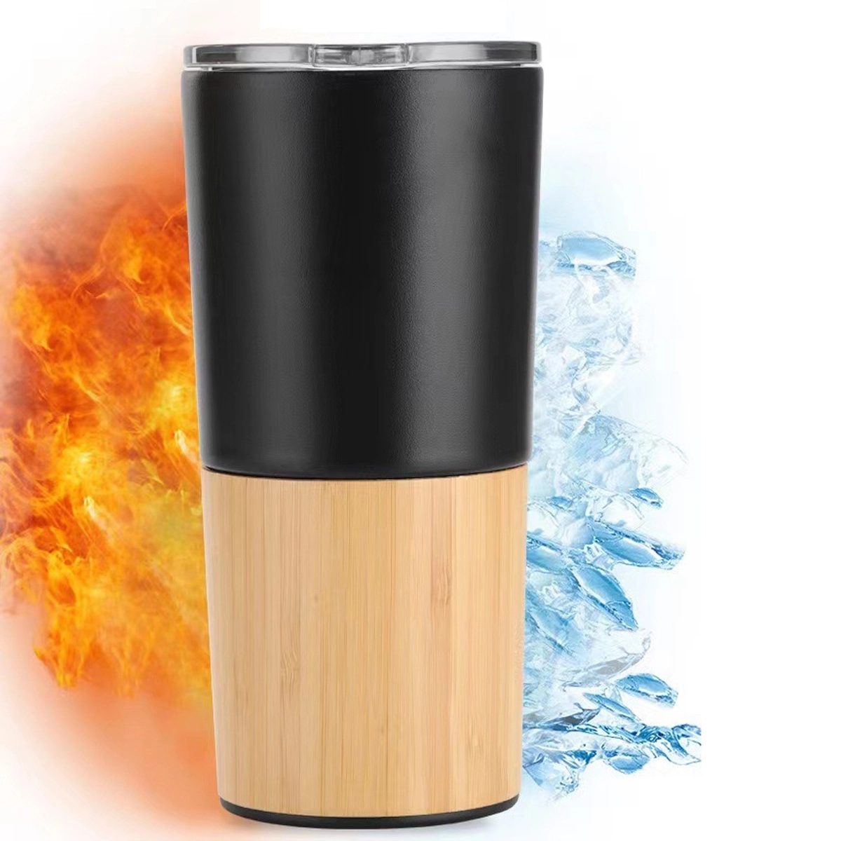 20 Oz Vacuum Insulated Bamboo Tumbler 6