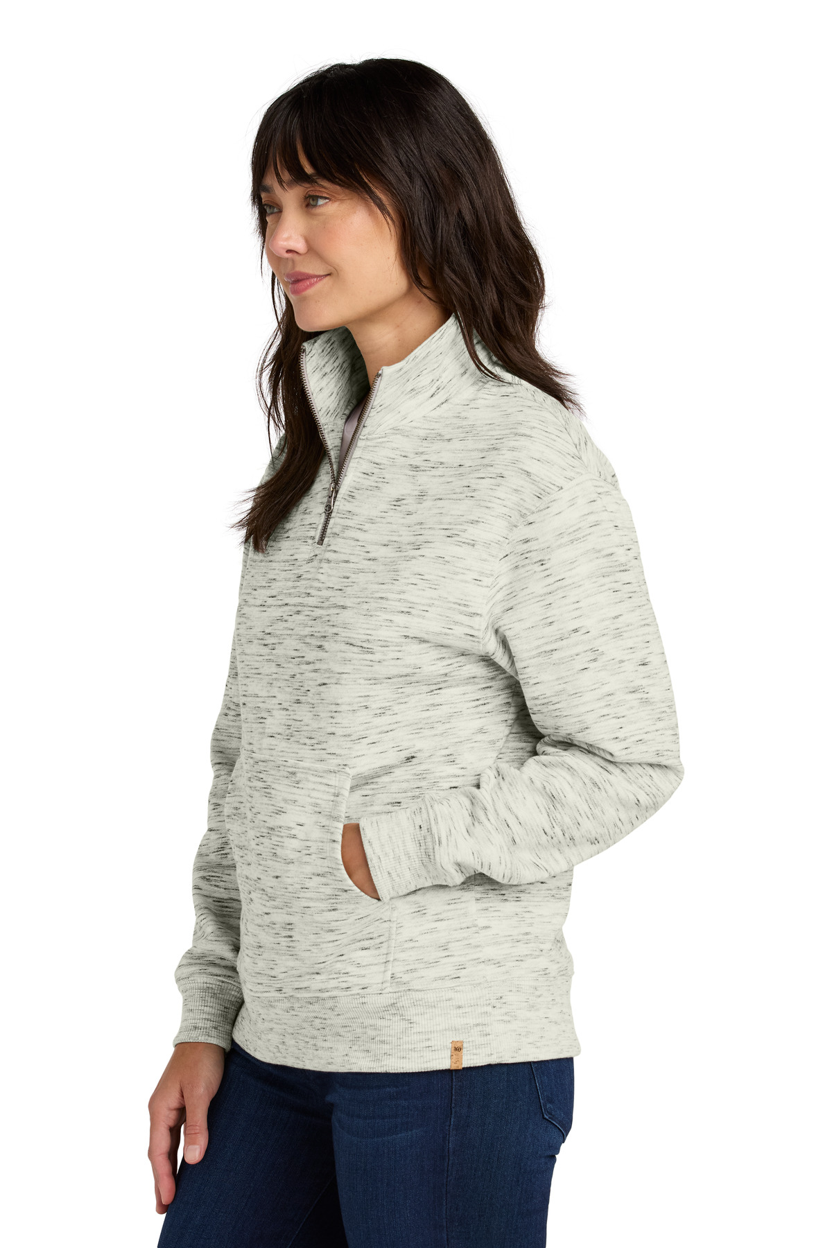 tentree Women's Space Dye Fleece 1/4-Zip TTCW6108 10