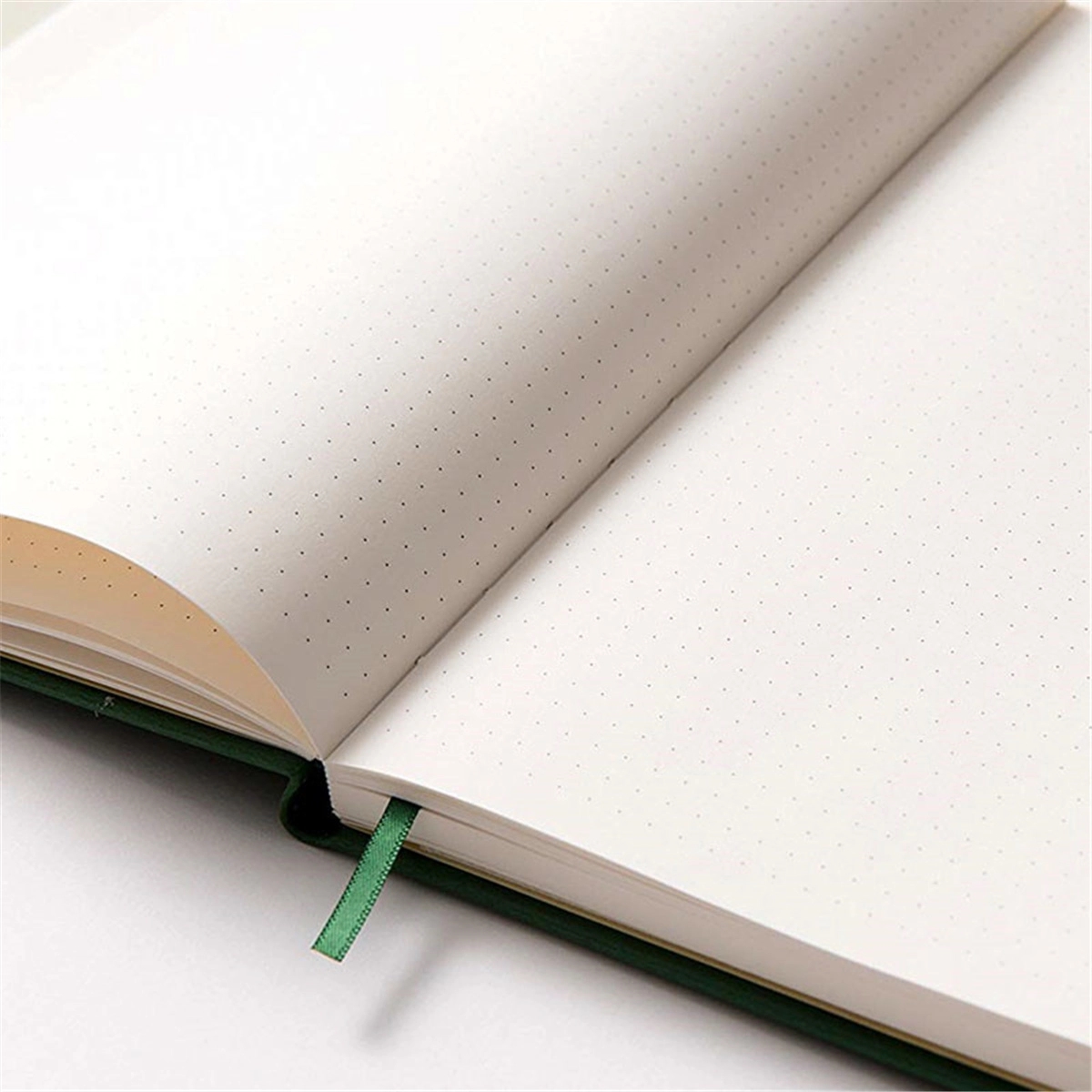 Classical A5 dotted grip journal striped pu cover with pocke 7