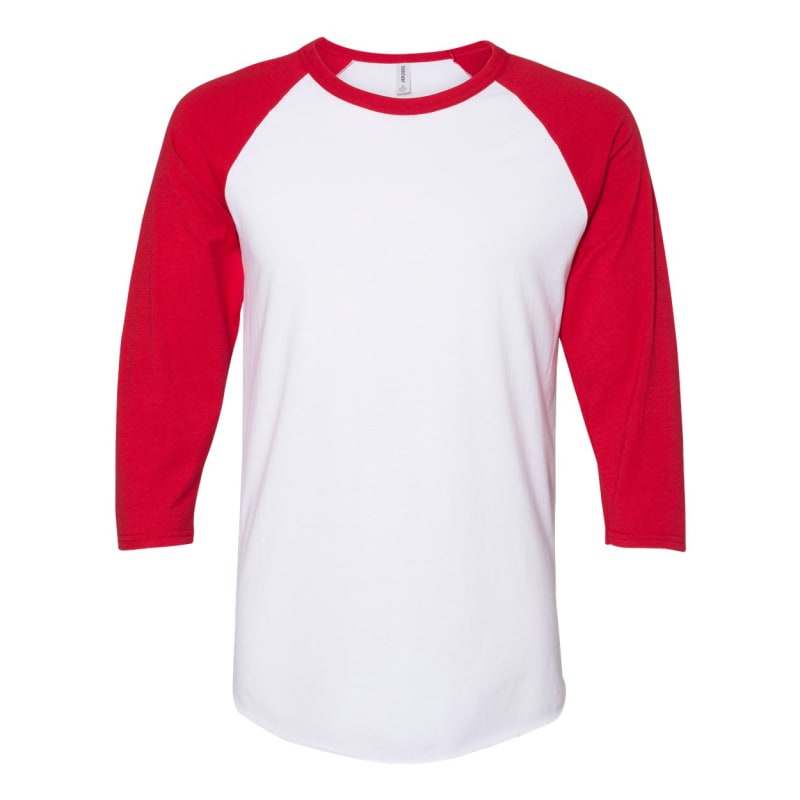 JERZEES Premium Blend Ringspun Three-Quarter Sleeve Raglan Baseball T-Shirt - 560RR 3