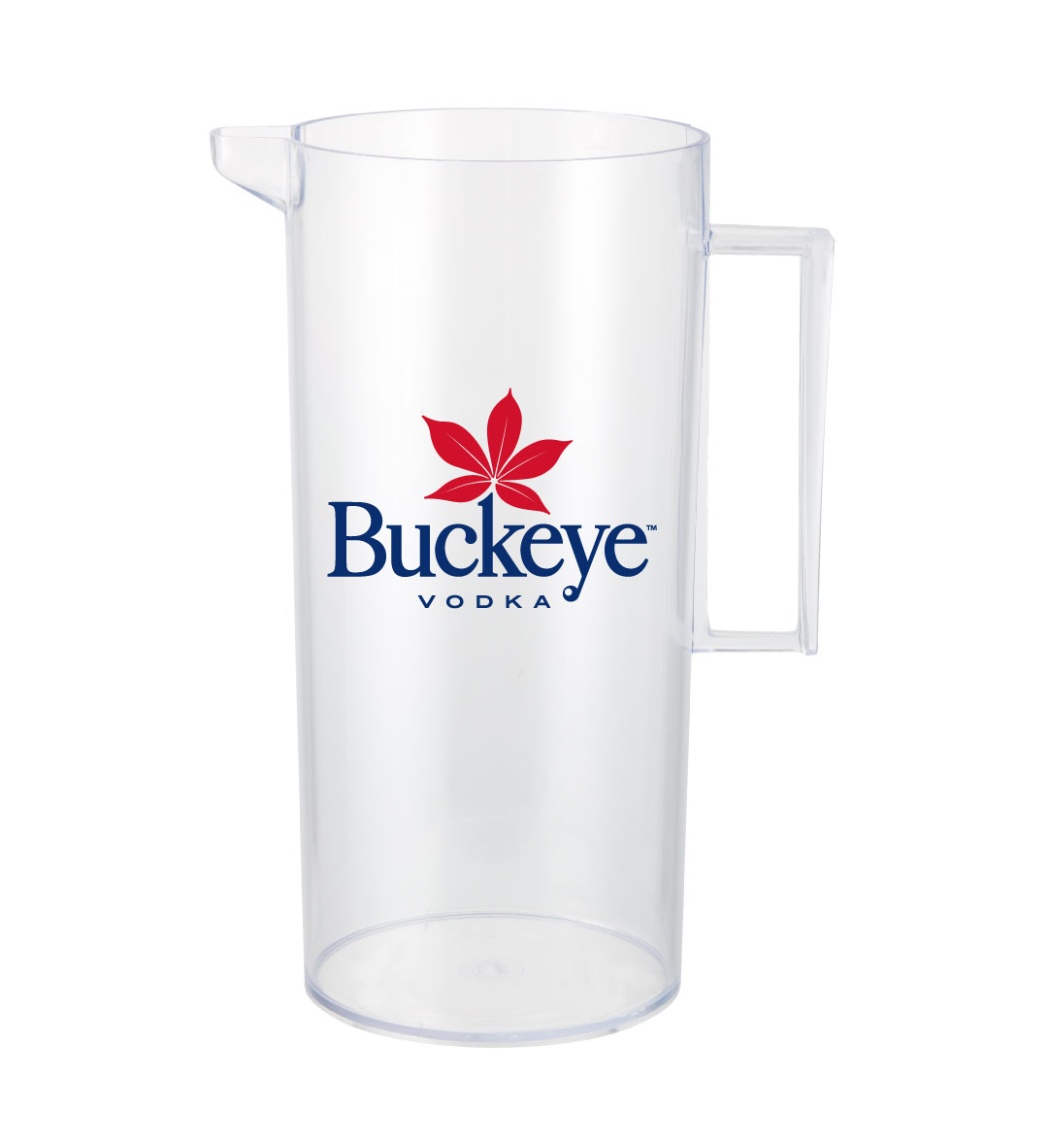 96oz Clear Acrylic Plastic Pitcher, custom plastic cup with logo imprint 3