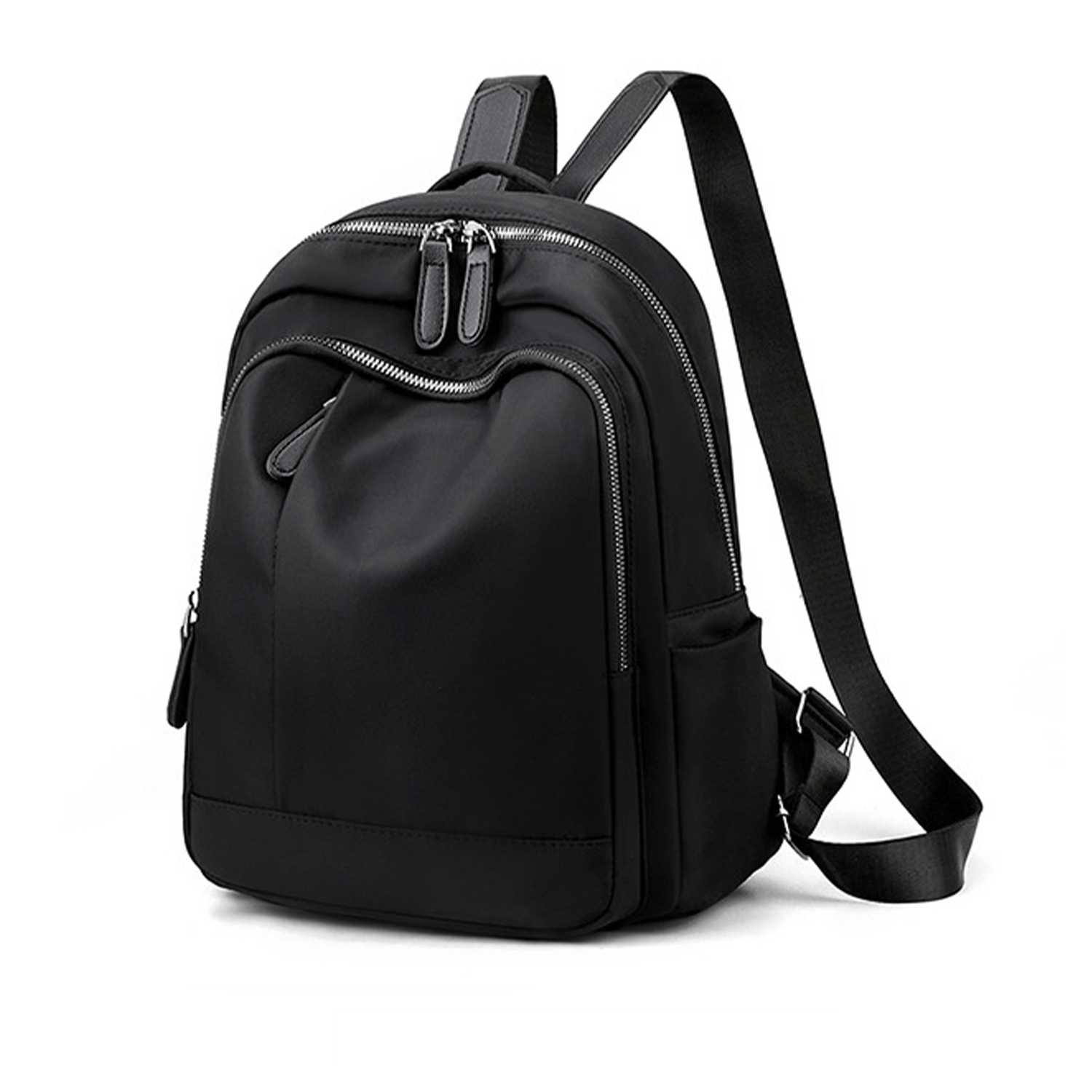 Nylon Spacious Cute Stylish Office Ladies Fashion Backpack 15