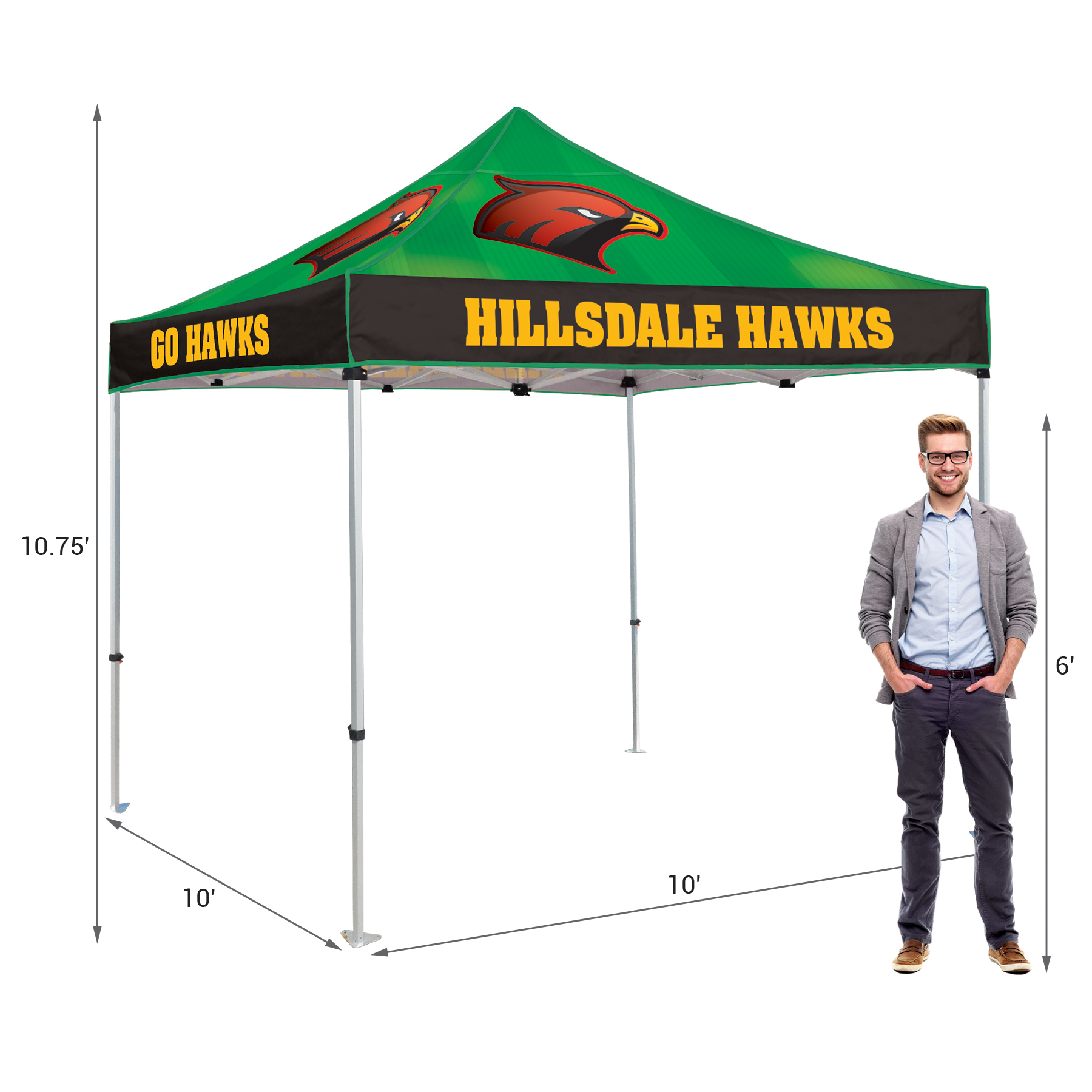 10' Heavy Duty Canopy Tent 12