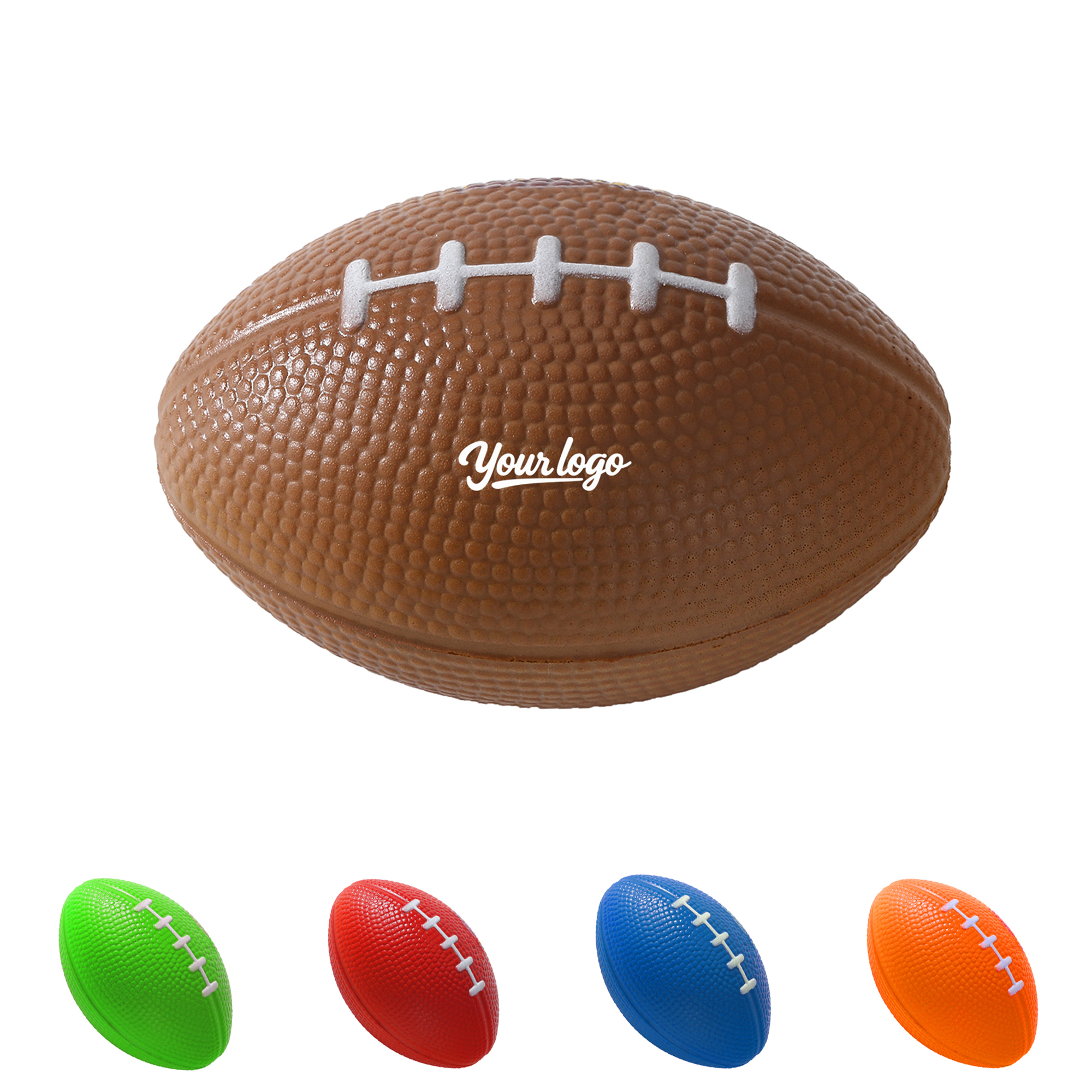 Squeeze PU Foam Rugby Ball Stress Reliever 2