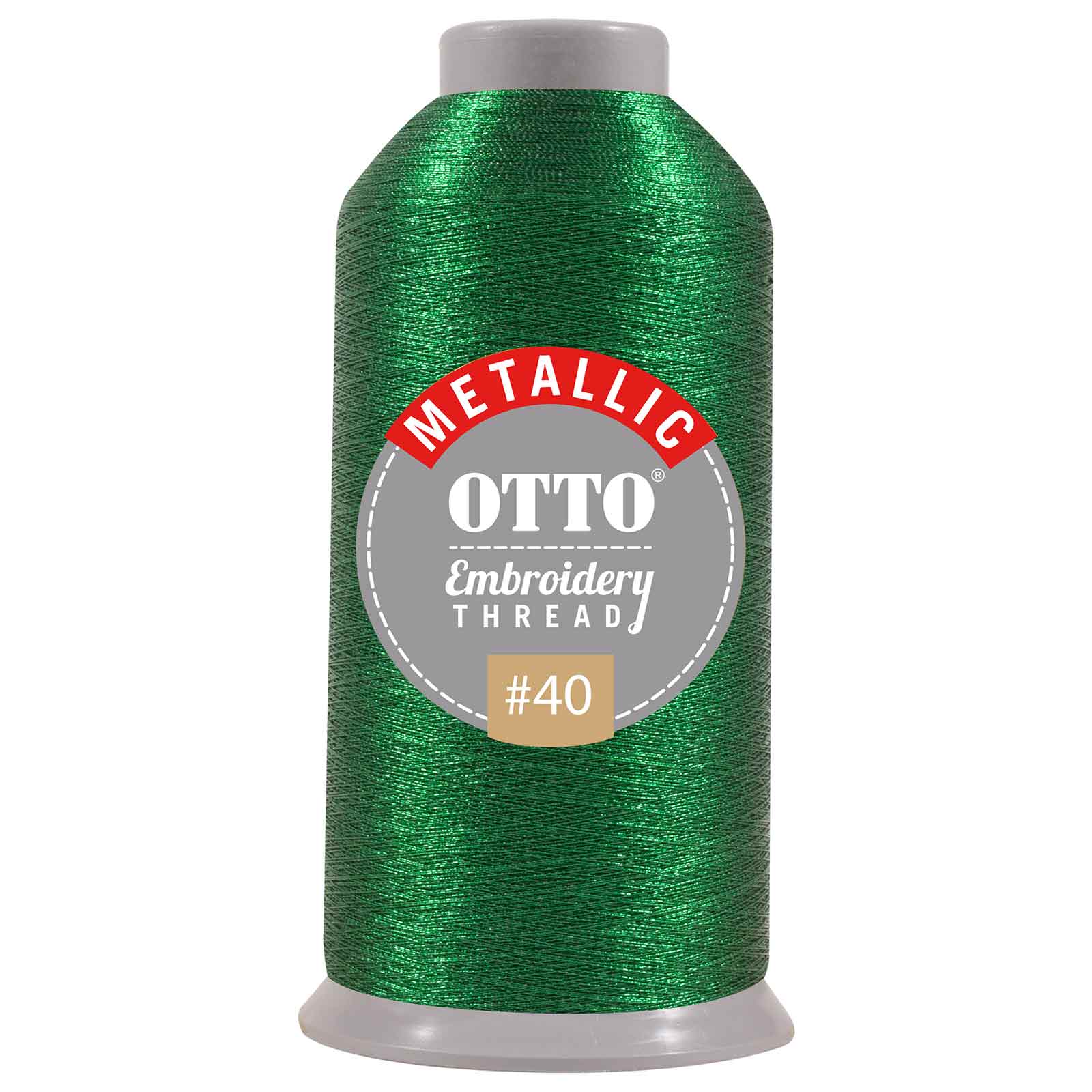 OTTO Embroidery Metallic Thread #40 3,300 yd. Cone 15