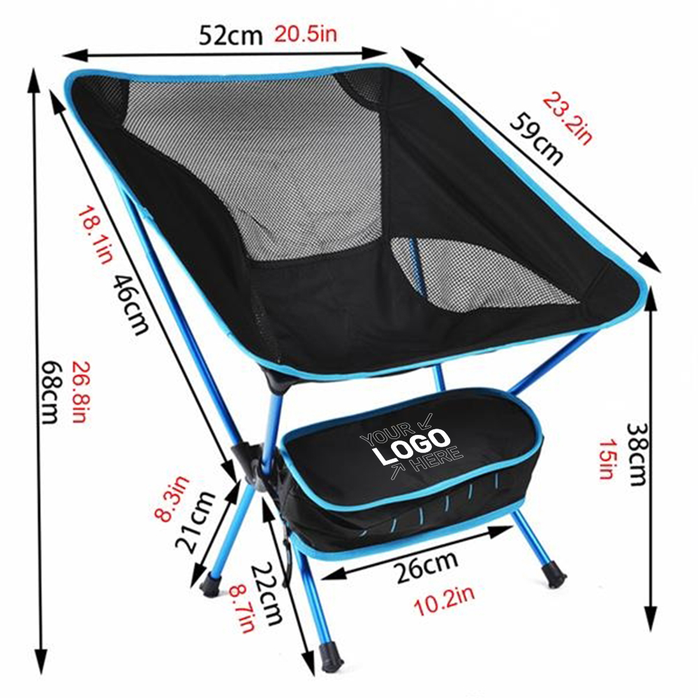 Folding Camping Chairs Portable Ultralight for Fishing Beach 6