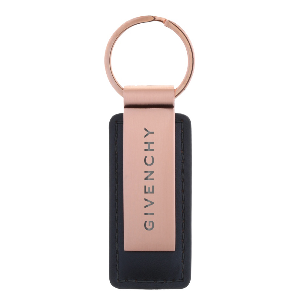 Leatherette & Metal Keychain 4