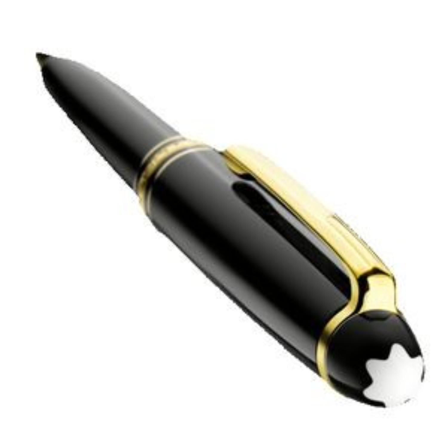 MONTBLANC® Meisterstück Luxury Gold & Black Classique Ballpoint Pen w/ Gift Box 3