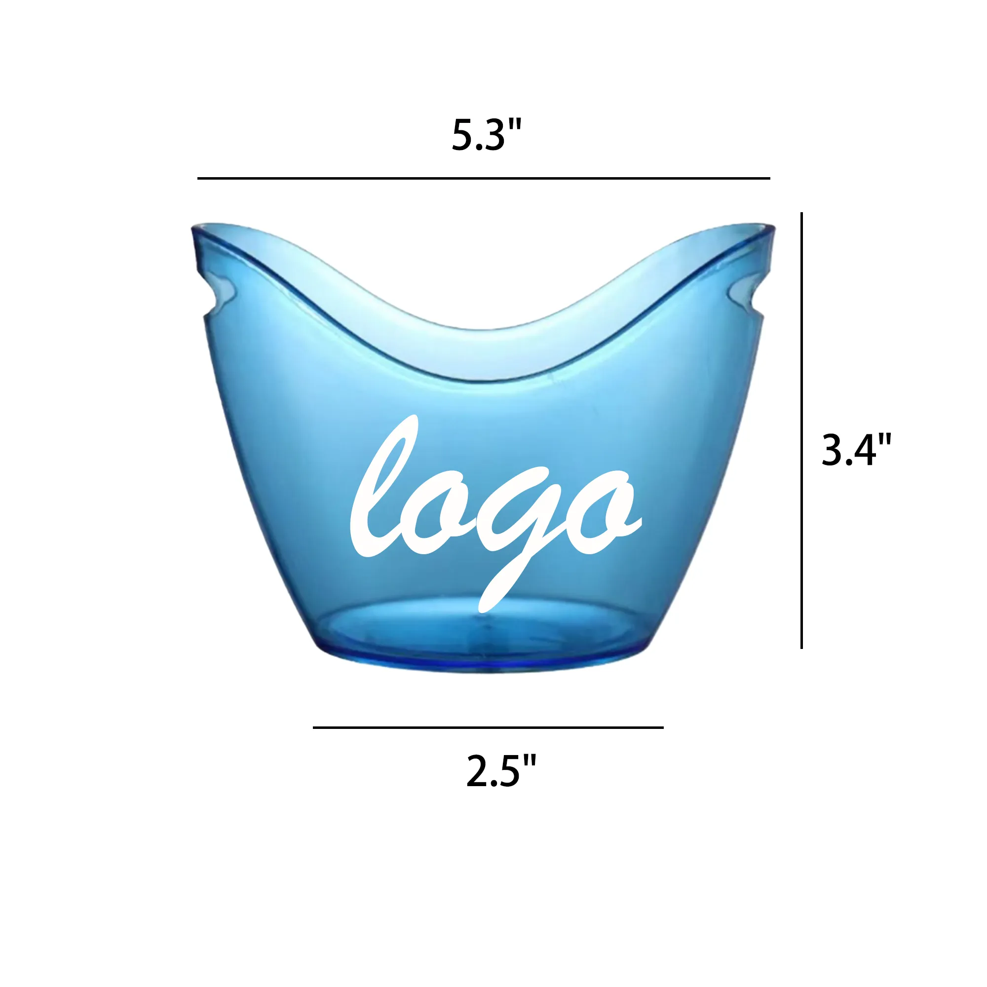 220oz. Handheld Beverage Cooler Party Ice Bucket 7