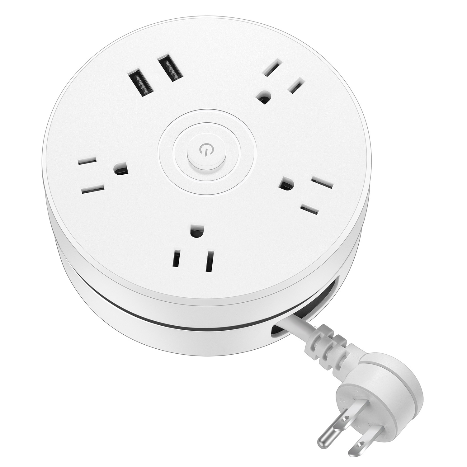 USB Port Electrical Outlet Extension USA Power Strip 3