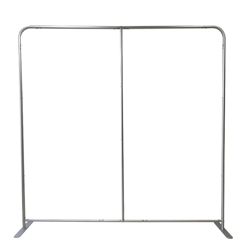 72 Hr Fast Ship - Tradeshow Booth Package, 8' EuroFit Tension Fabric Display & PREMIUM 6'Tablecloth 4