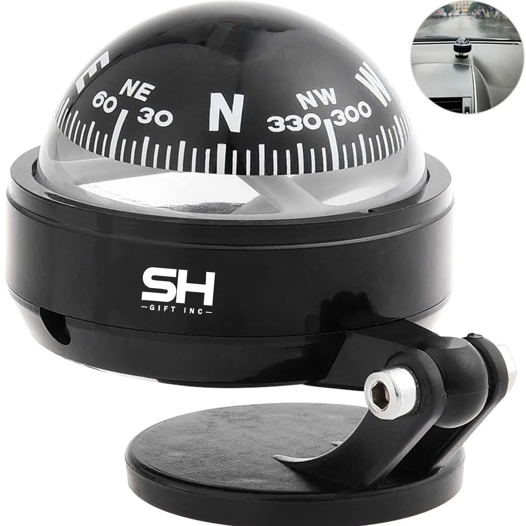 Adjustable Dashboard Compass Ball 4