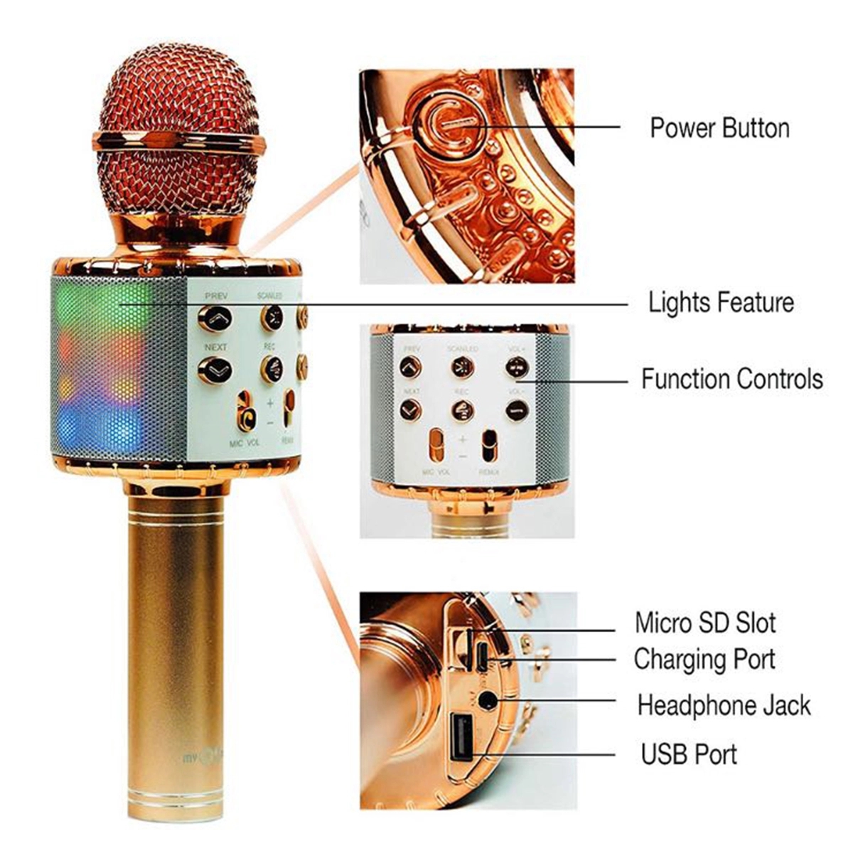 Wireless Karaoke Microphone 3