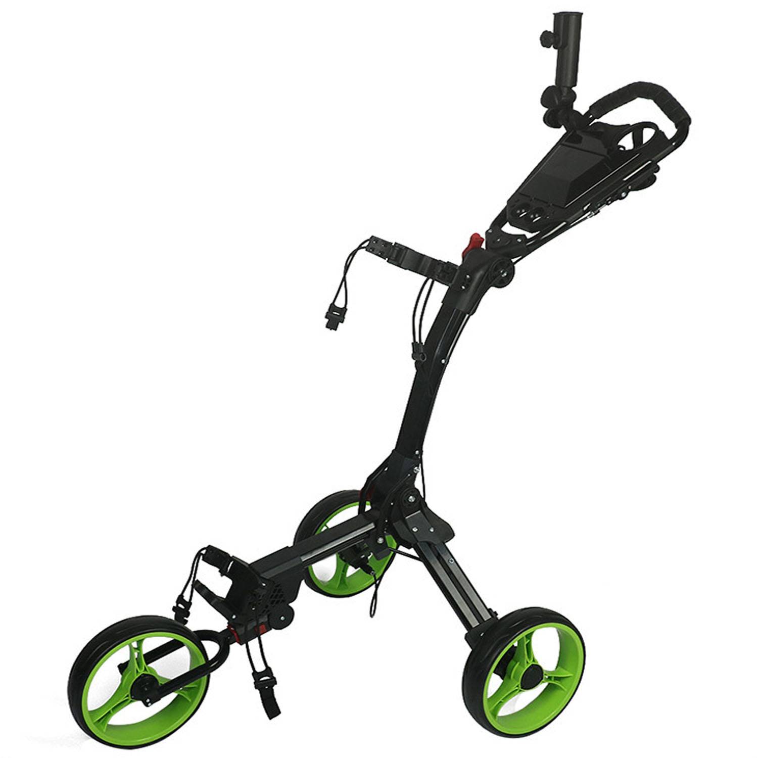 3 Wheel Foldable Lightweight Aluminum Golf Push Cart 2