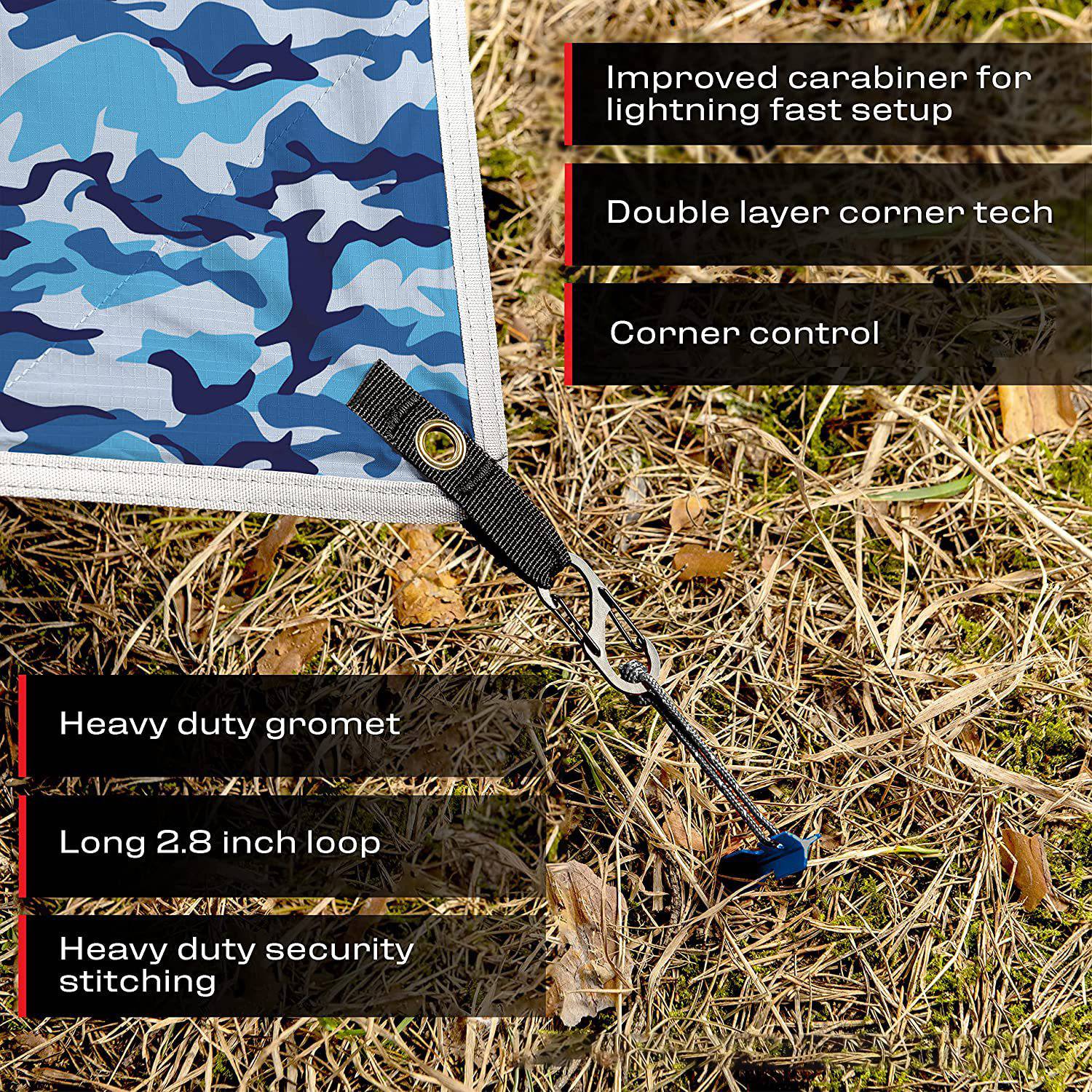 Hammock Rain Fly Camping Tarp 6