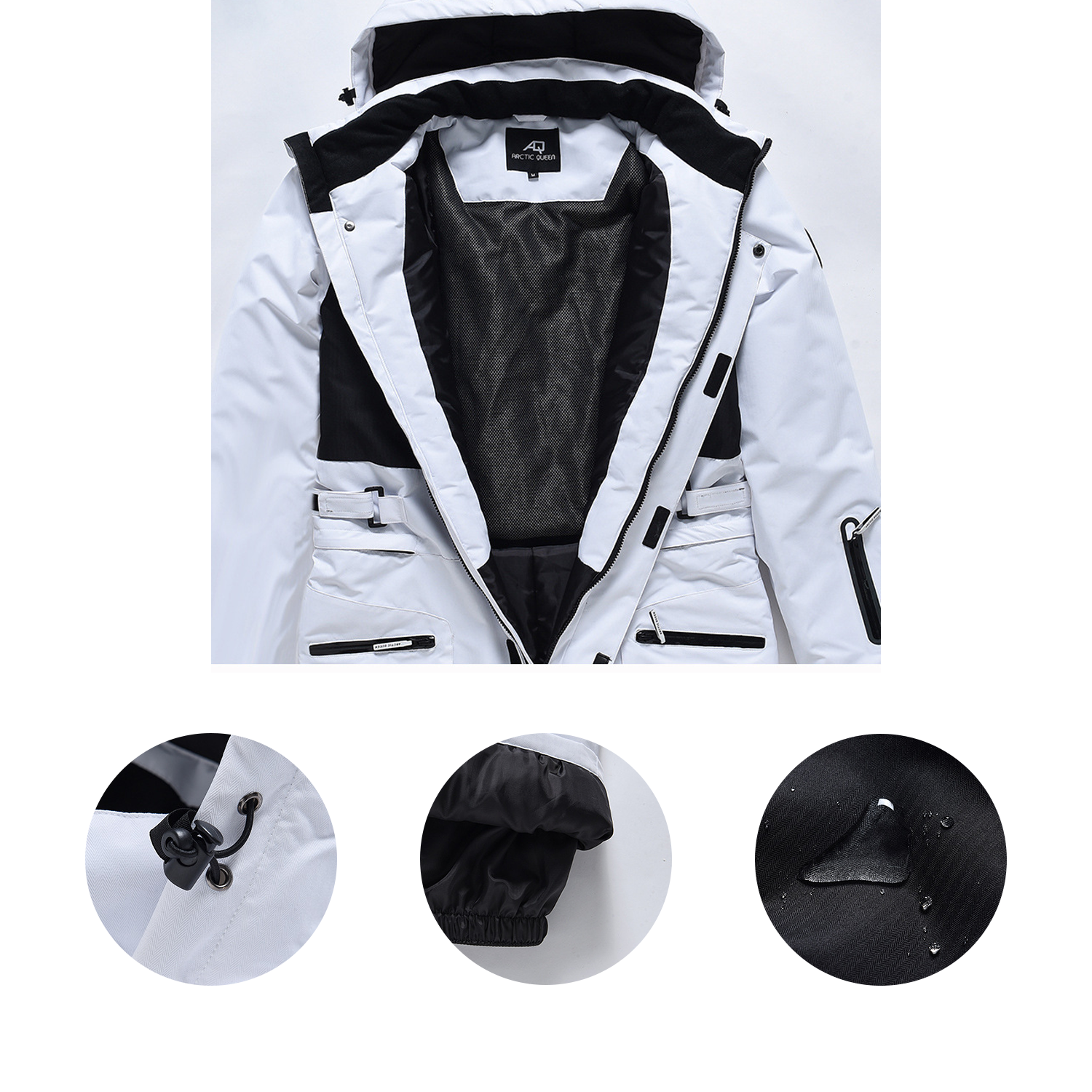 Windproof Waterproof Warm Snowboard Double Board Ski Suit 2