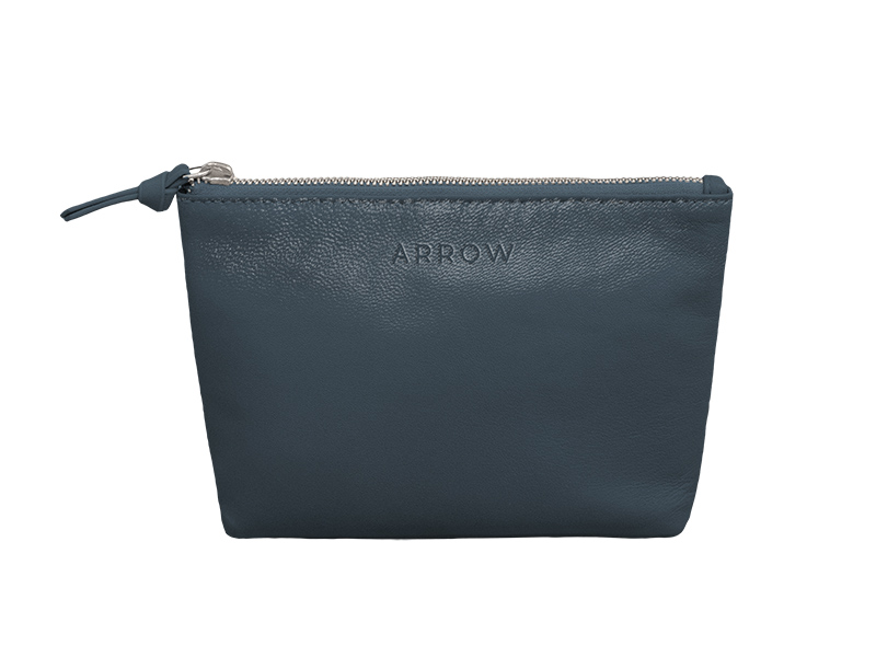 Real Leather Gusset Pouch Small