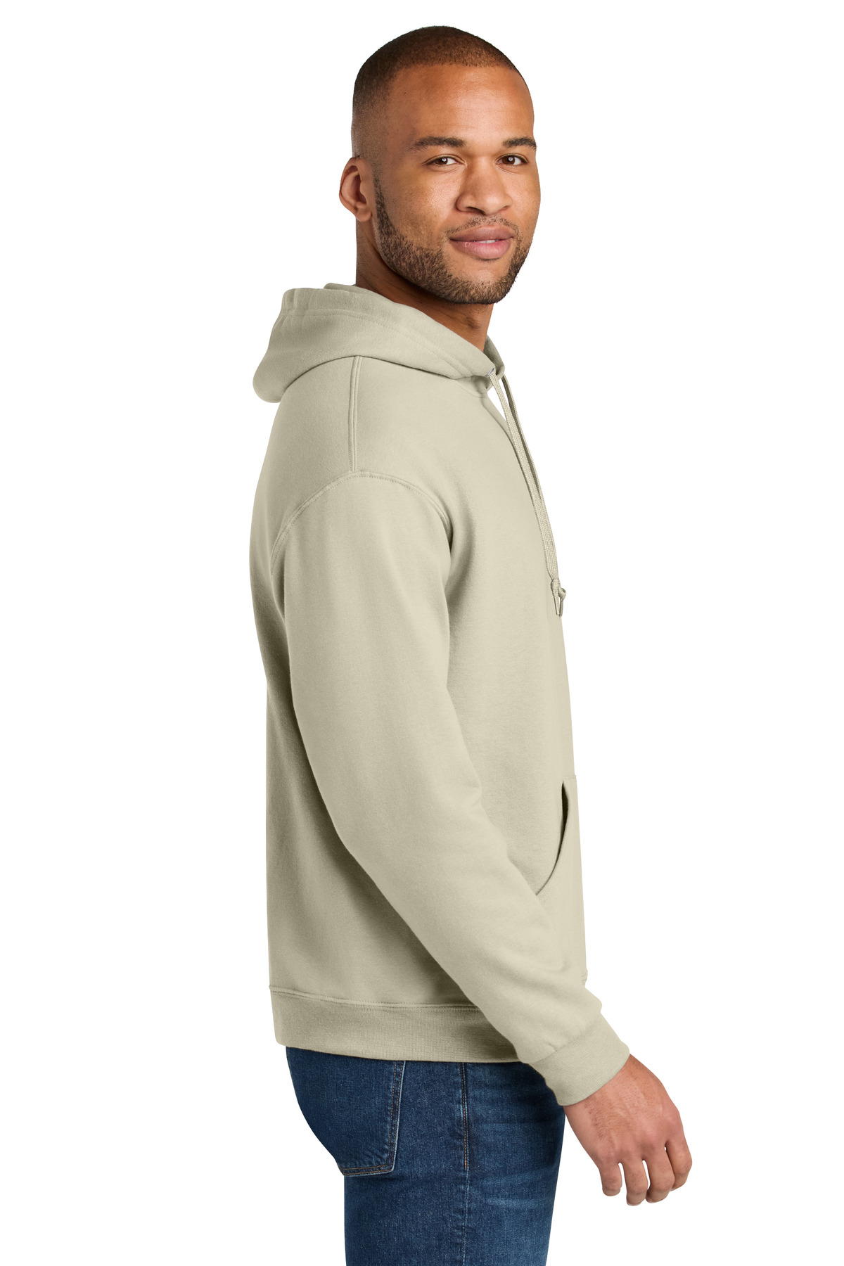 Jerzees Ultimate Unisex CVC Ring Spun Hooded Sweatshirt IC49M 65
