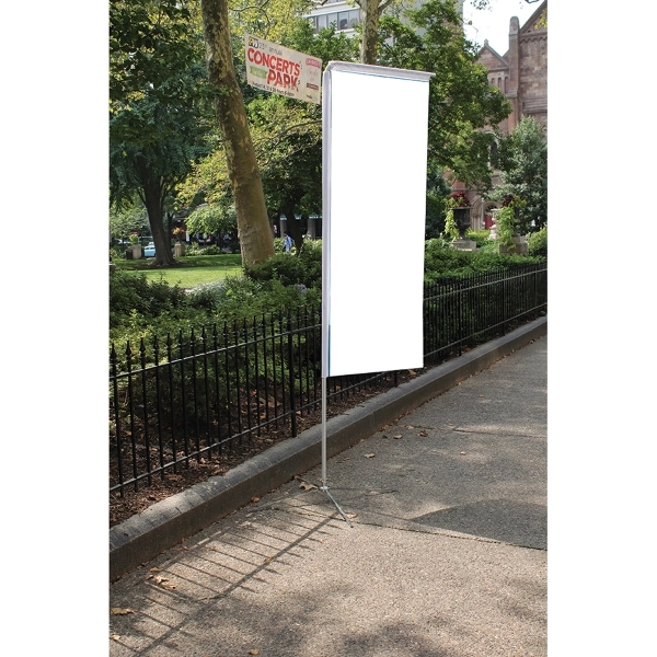 Blank 200D Nylon Deluxe Tower Flags 9' x 28" 1