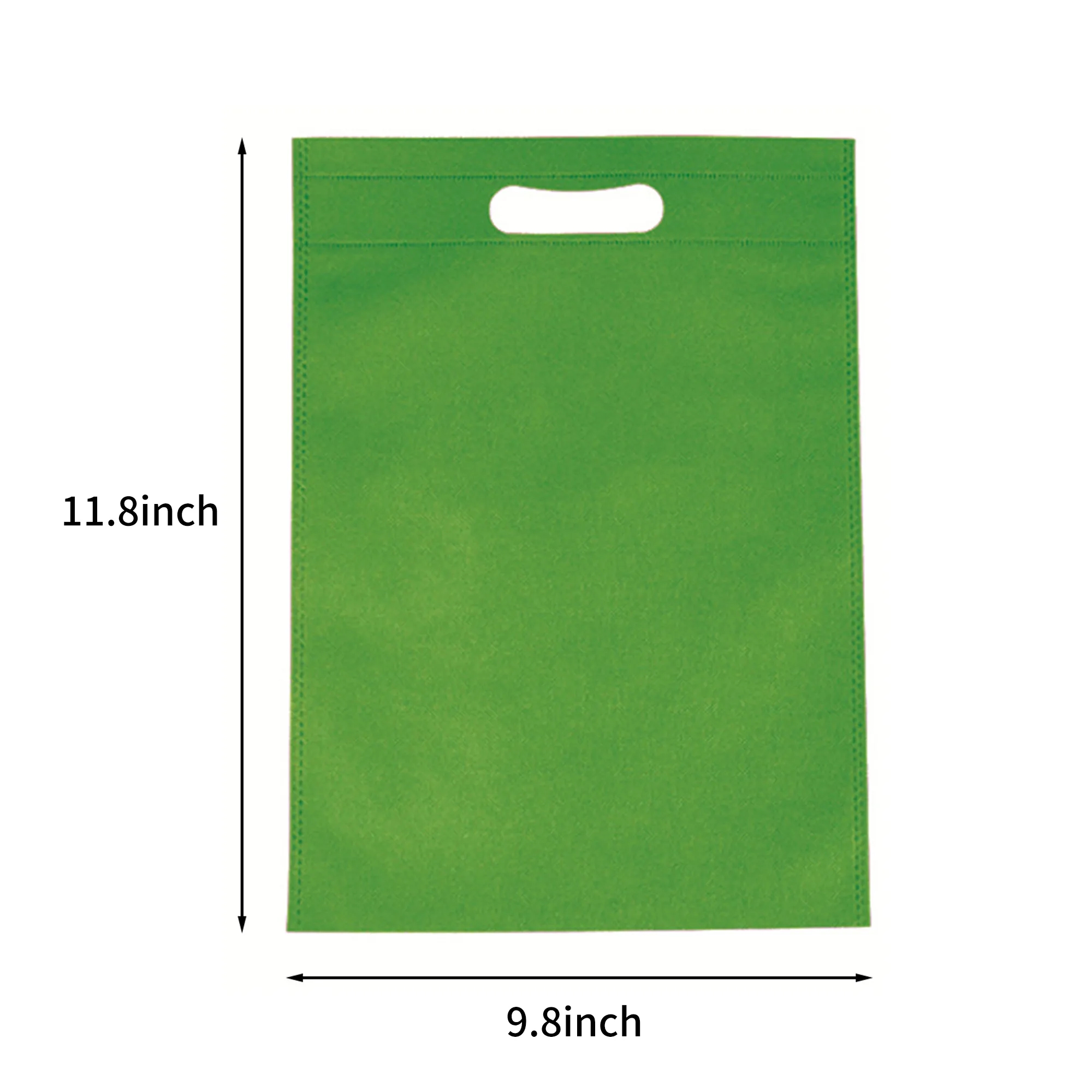 Non Woven Tote Bag 9.8x11.8 Inch Polypropylene Durable 9