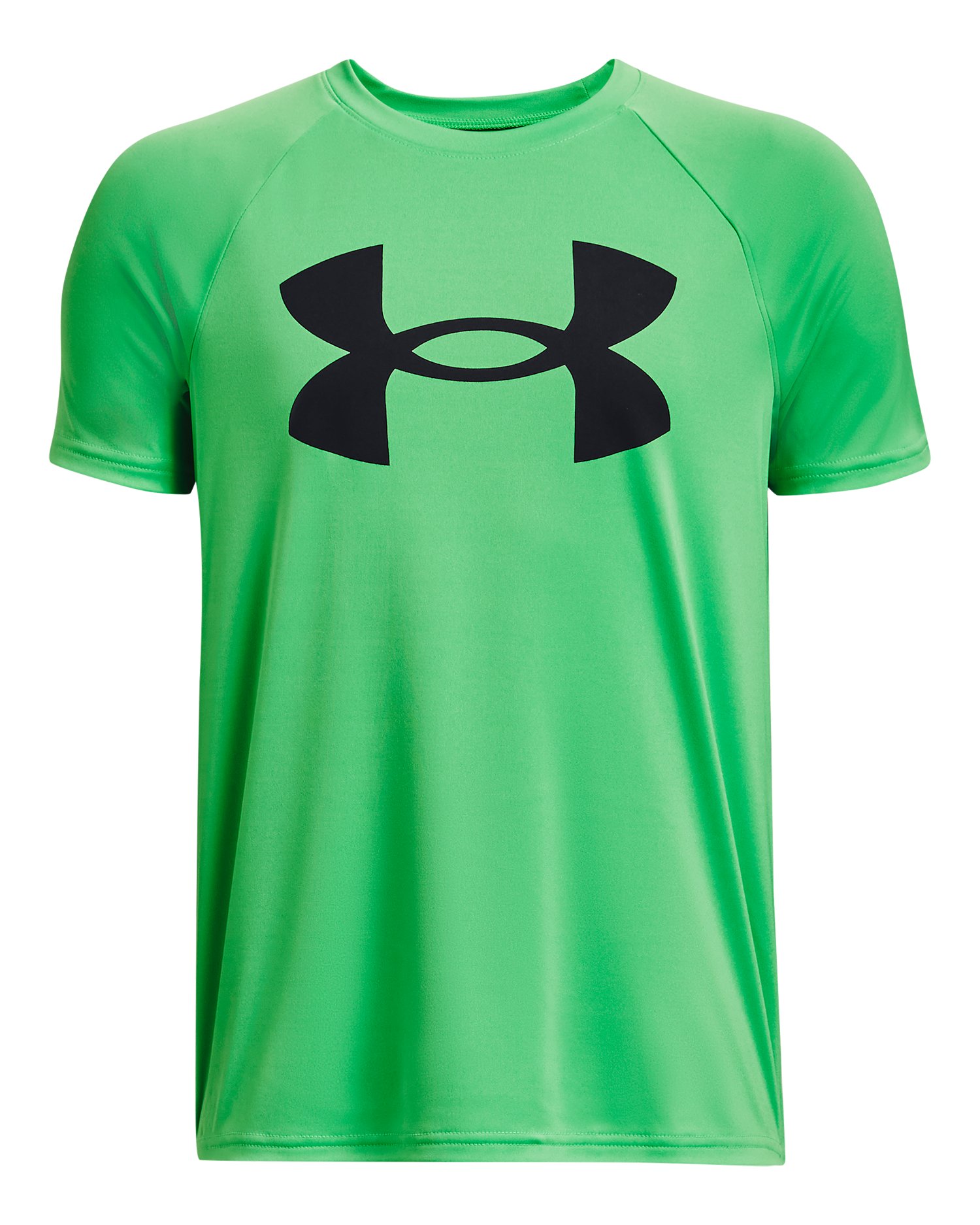 UA Tech Big Logo Boys' Short Sleeve 32