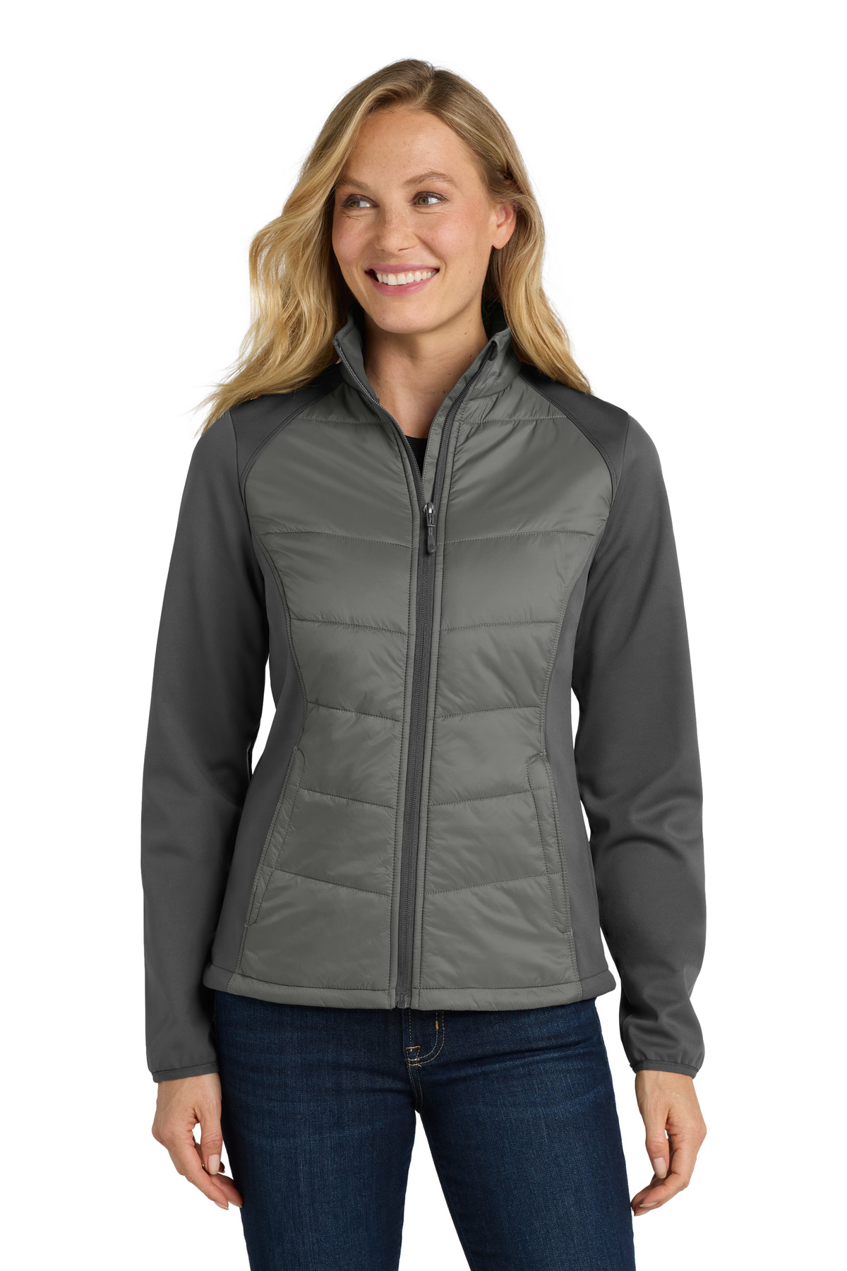 Port Authority Women's Hybrid Soft Shell Jacket. L787 4