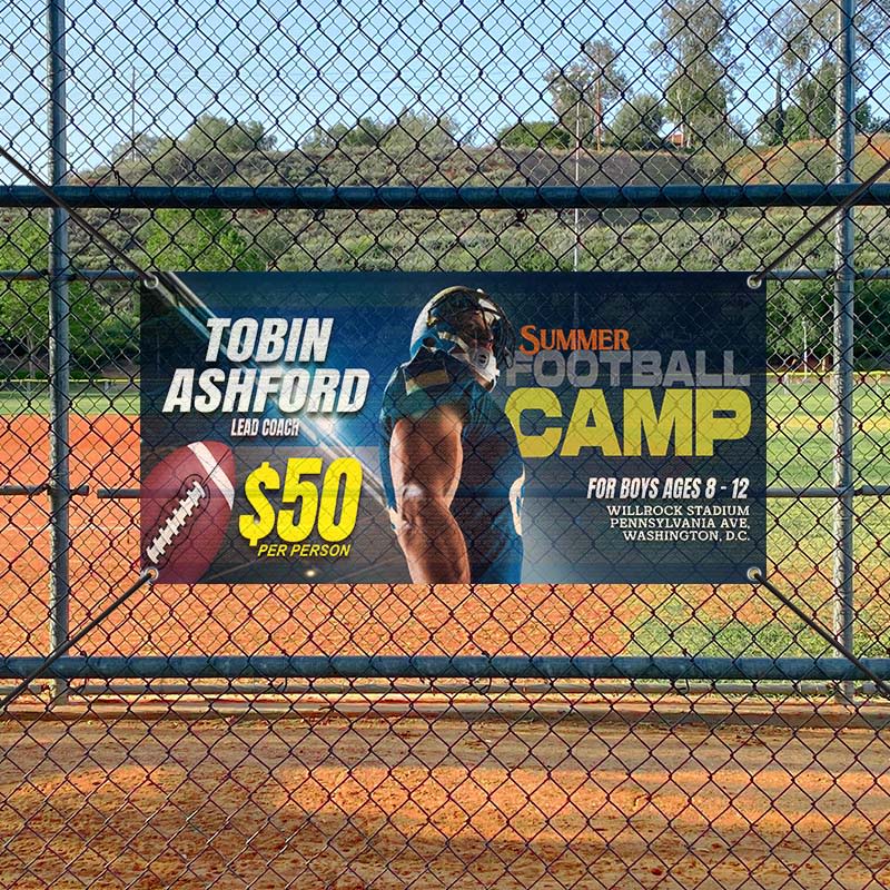 Custom 3' X 6' Mesh Banners 8