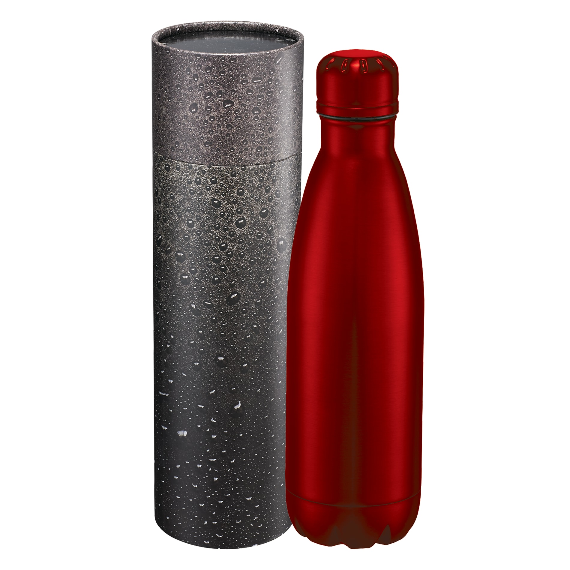Copper Vac Bottle 17oz With Cylindrical Box, custom water bottle with logo imprint 40