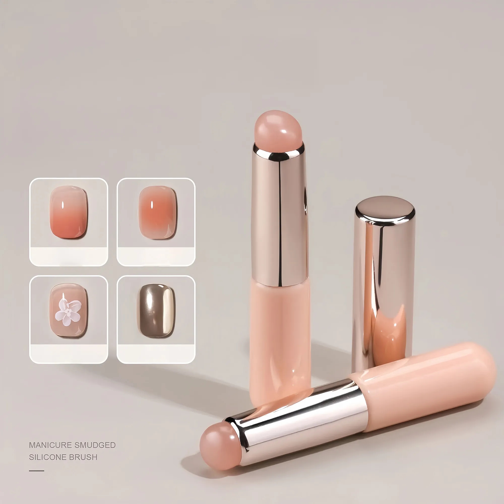 Portable Silicone Lip Brush With Dust-Proof Cover 6