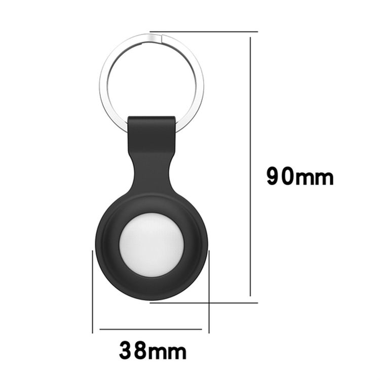 Silicone AirTag Protector Case with Keychain 3
