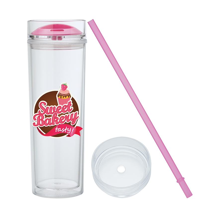 Jomocha 16 oz. Double Lid Hot / Cold Tumbler 12