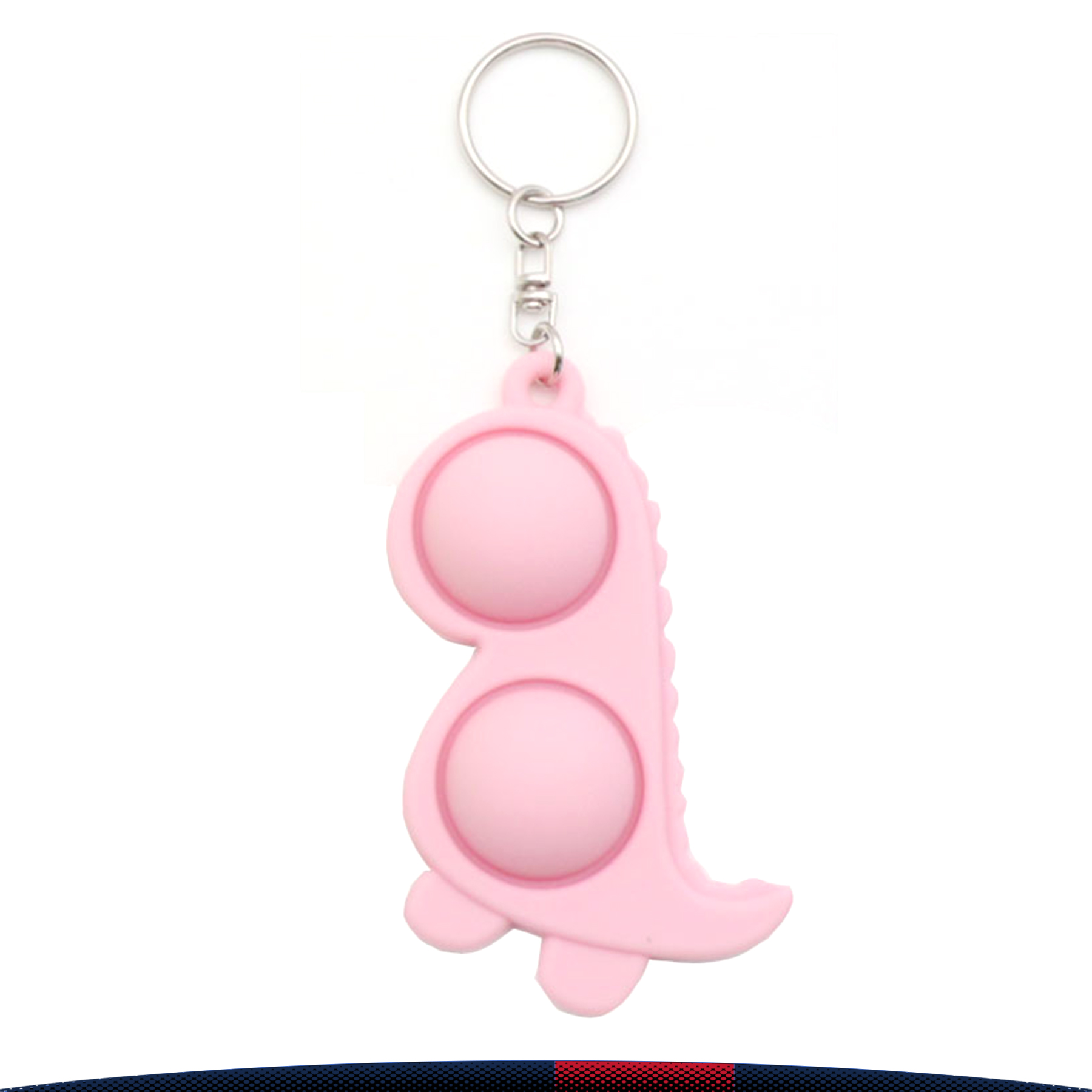 Dinosaur Push Pop Bubble Keychain 7