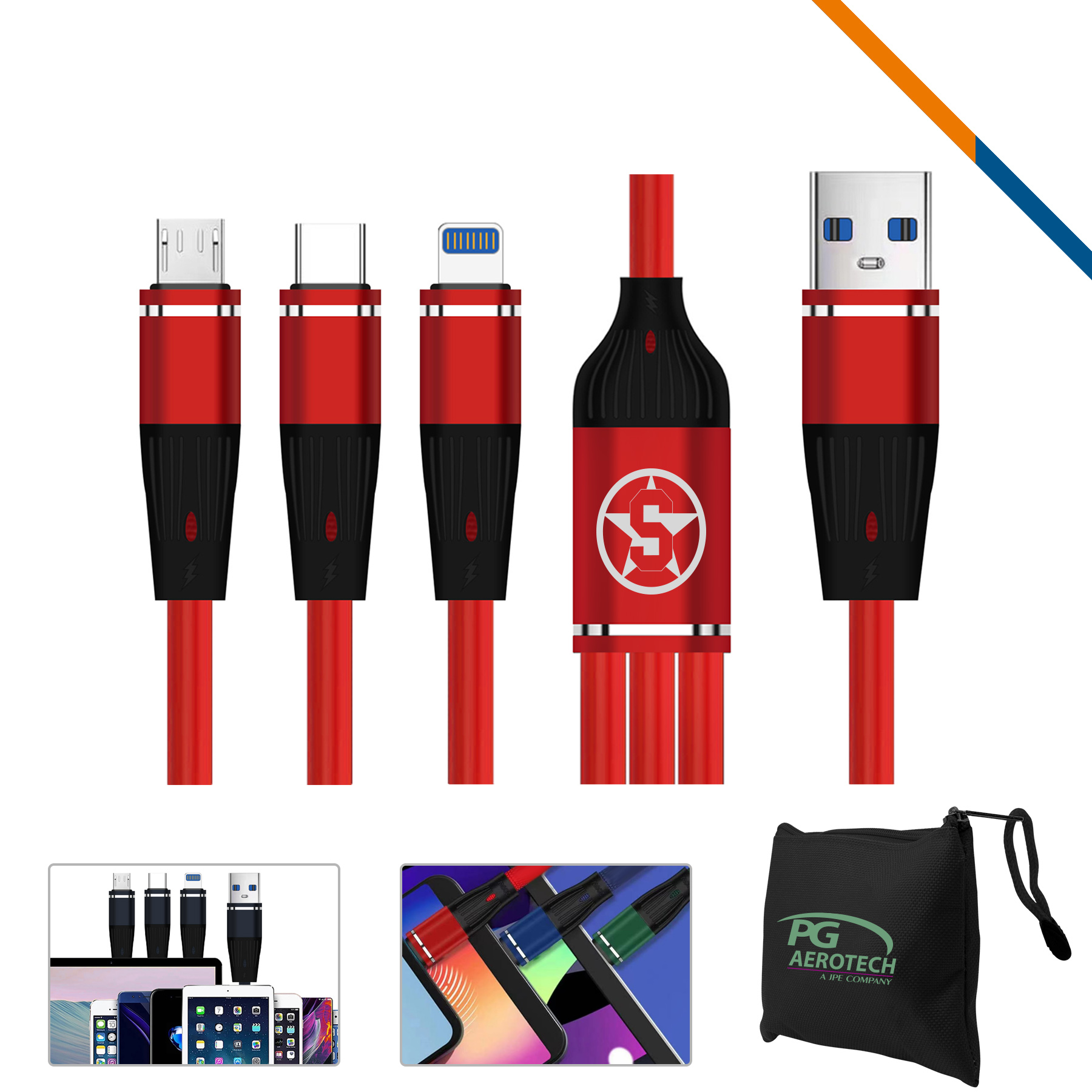 Remto 3in1 Fast Charging Cable 7
