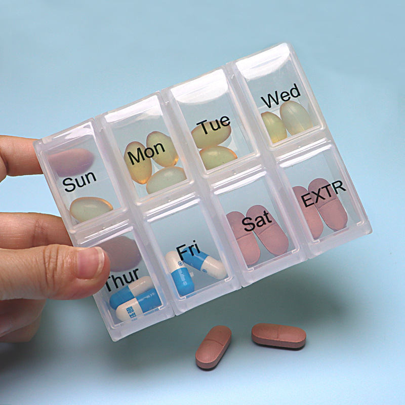 8 Case Rainblow Pill Box Tablet Box 3
