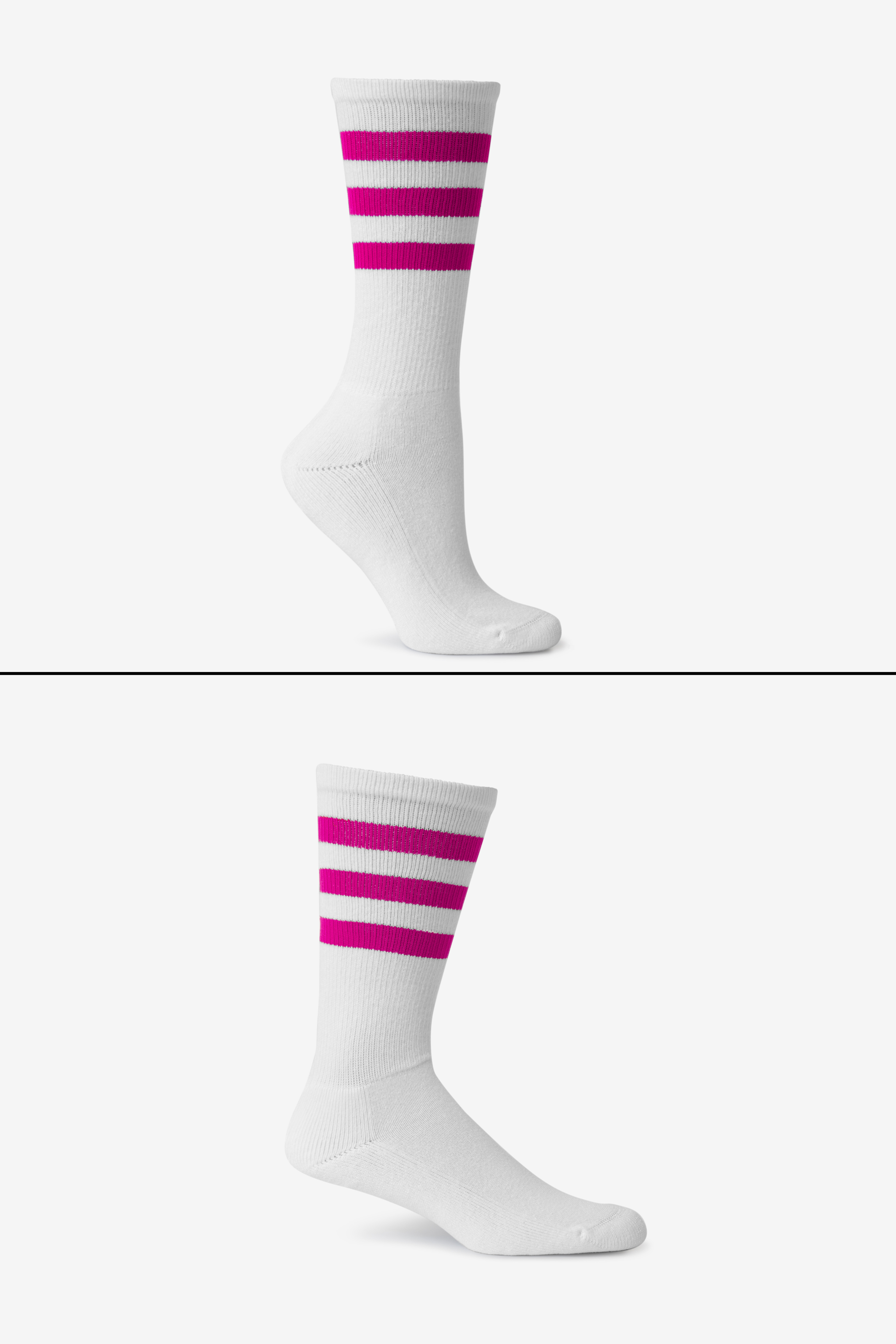 3 STRIPE CALF HIGH SOCK 2