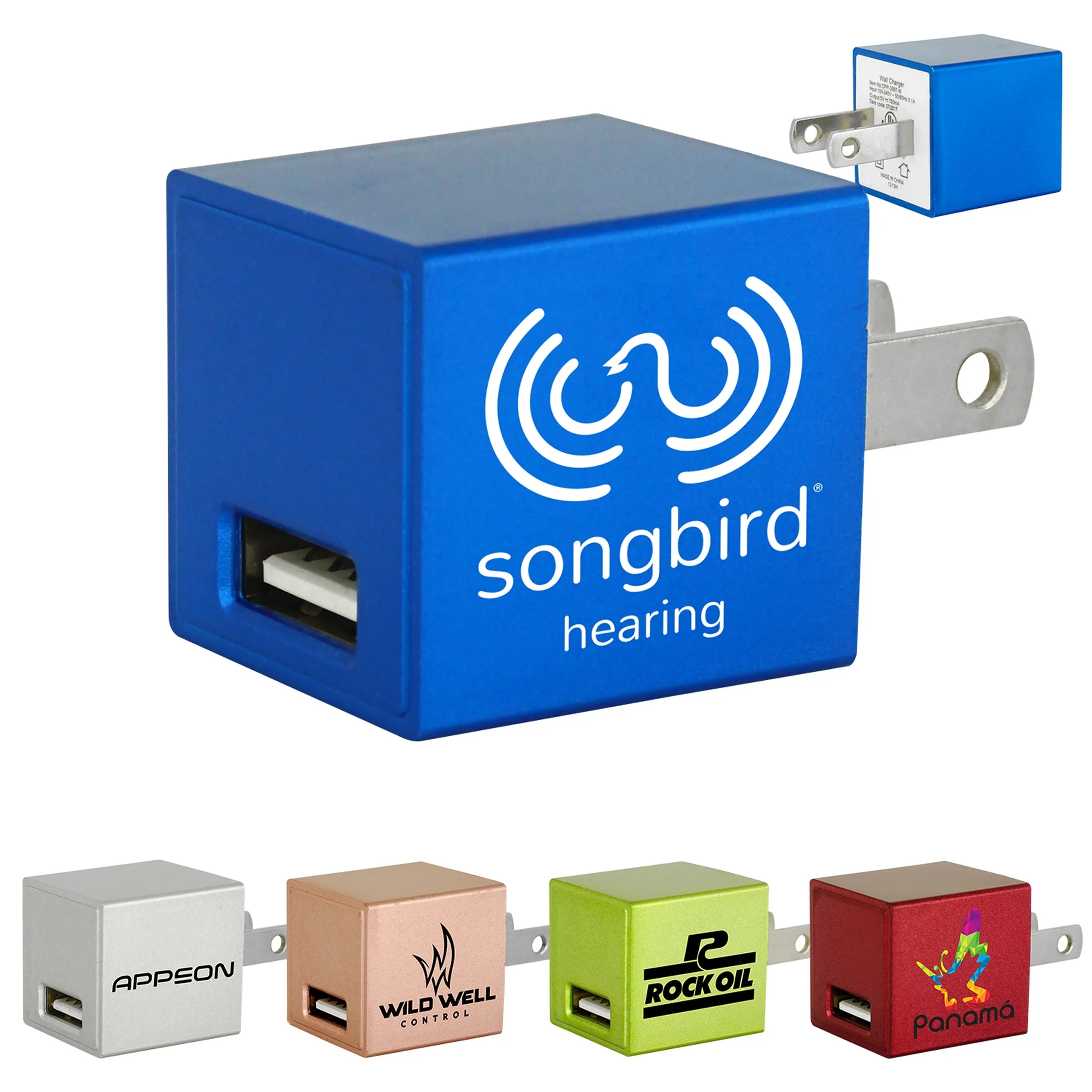 UL Metallic USB Wall Charger 2
