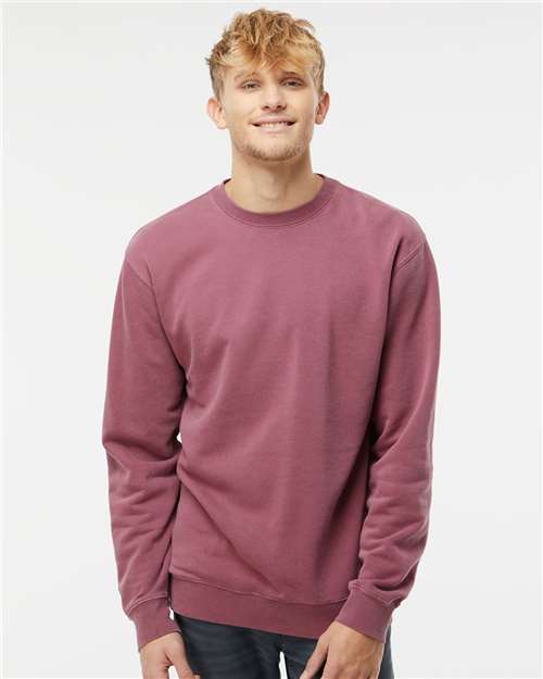Unisex Midweight Pigment-Dyed Crewneck Sweatshirt - PRM3500 177