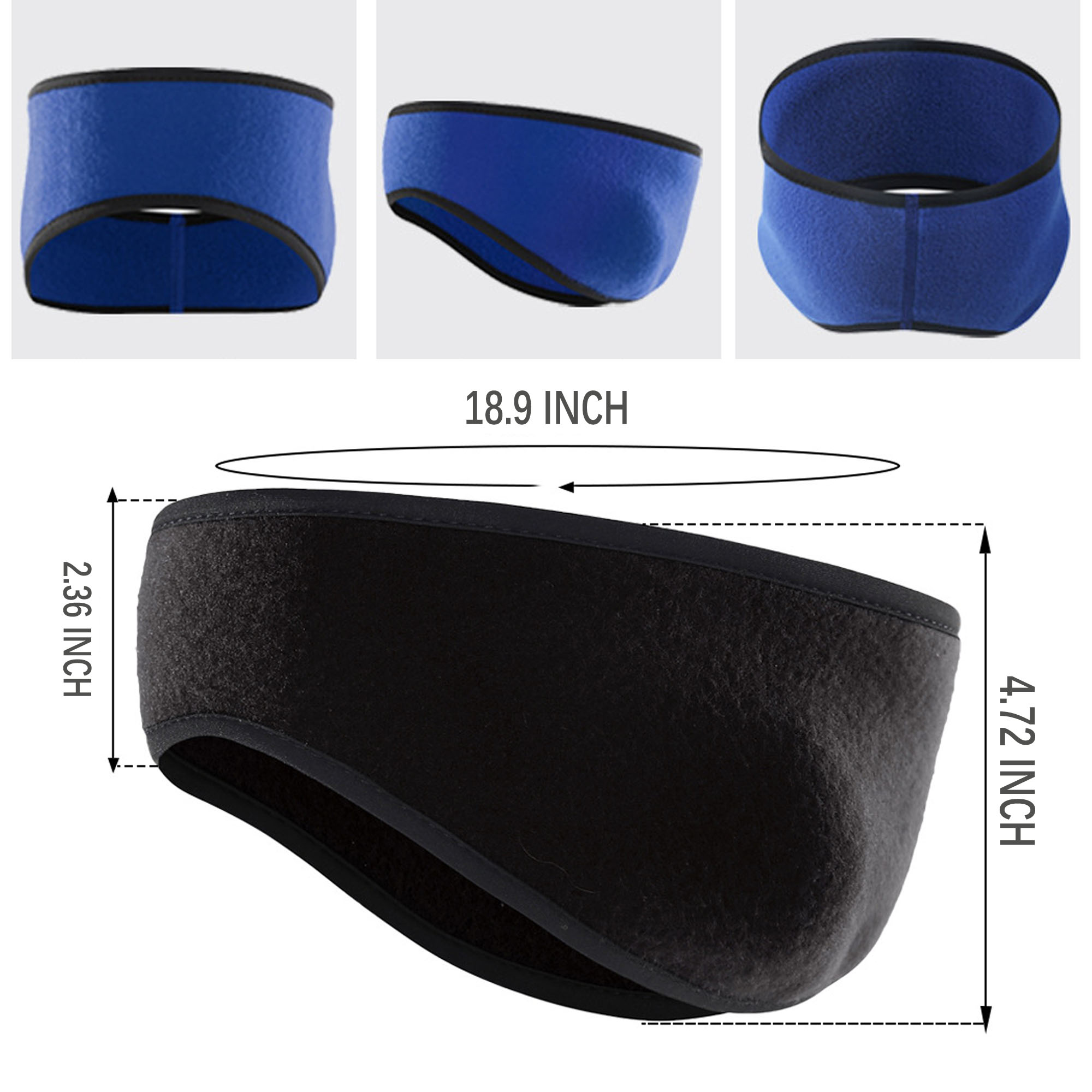 Winter Polar Fleece Ear Warmer Headband 4